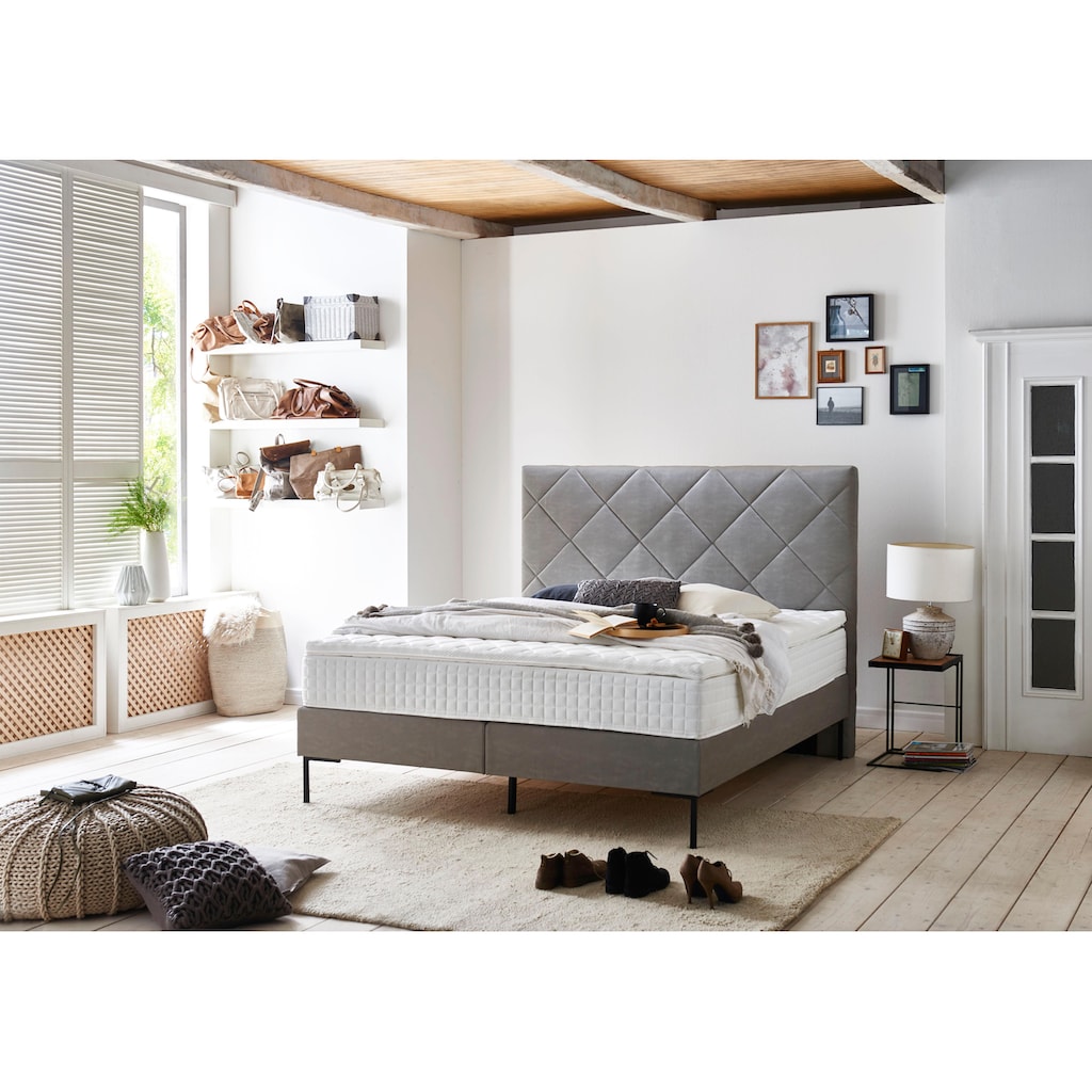 ATLANTIC home collection Boxspringbett »Frauke«