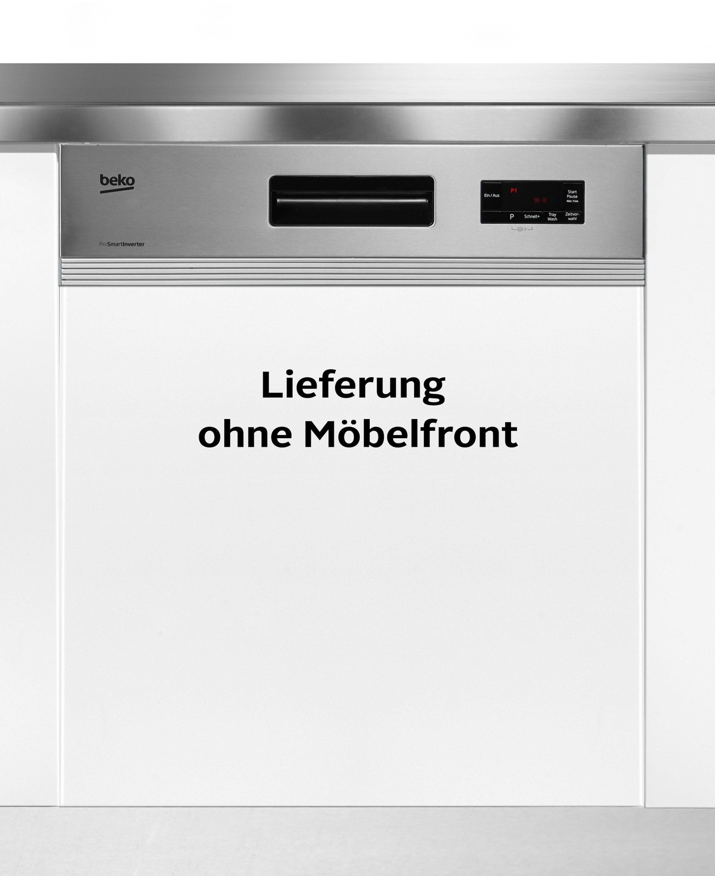 BEKO teilintegrierbarer Geschirrspüler DO55420 »DIO55420X4Y«, 14 Maßgedecke, mit Schnell + Sauber-Programm