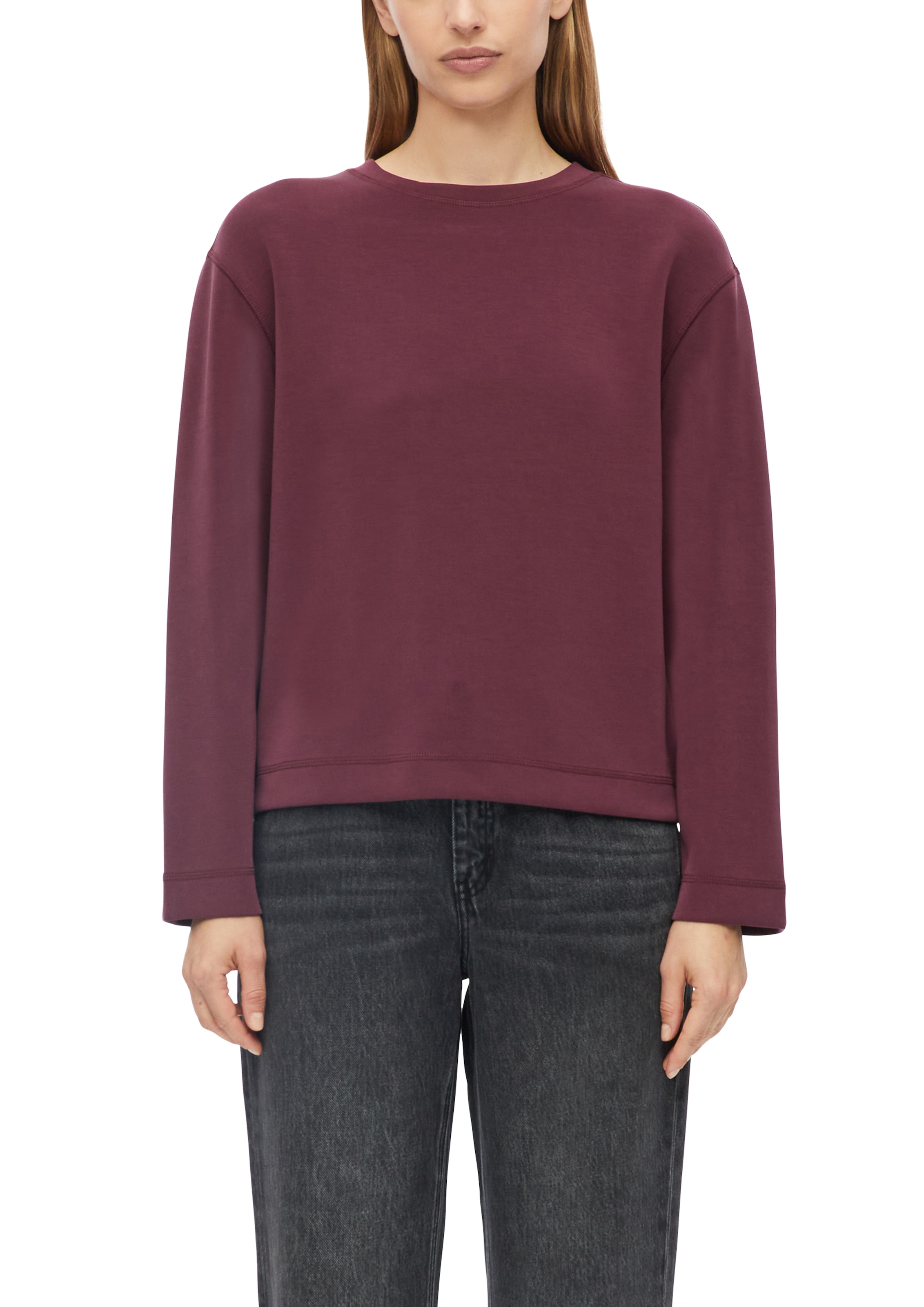 s.Oliver Sweatshirt , unifarben / Rundhals
