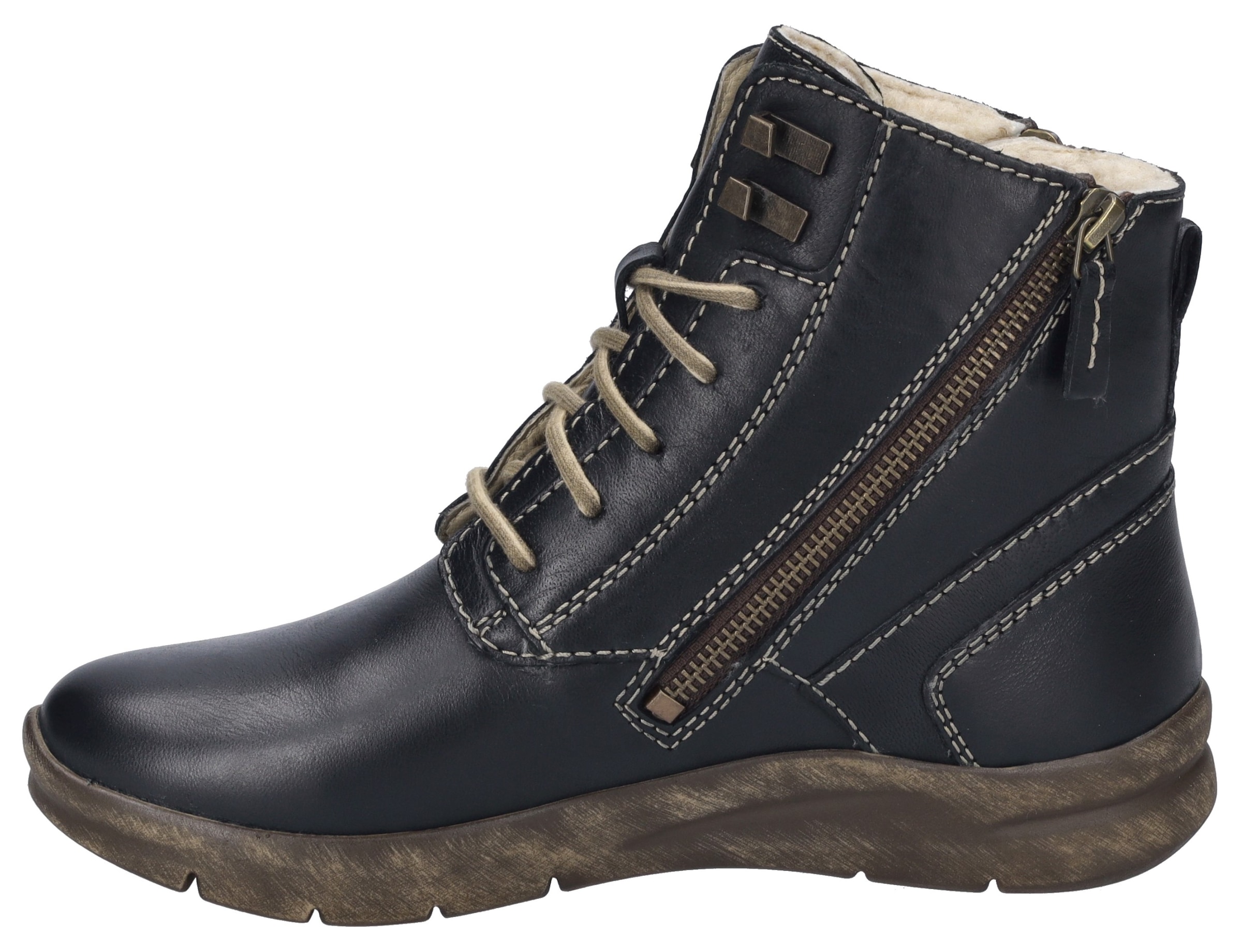 Josef Seibel Winterboots »Conny 55«, Winterboot, Schnürboots, Komfortschuh mit Warmfutter