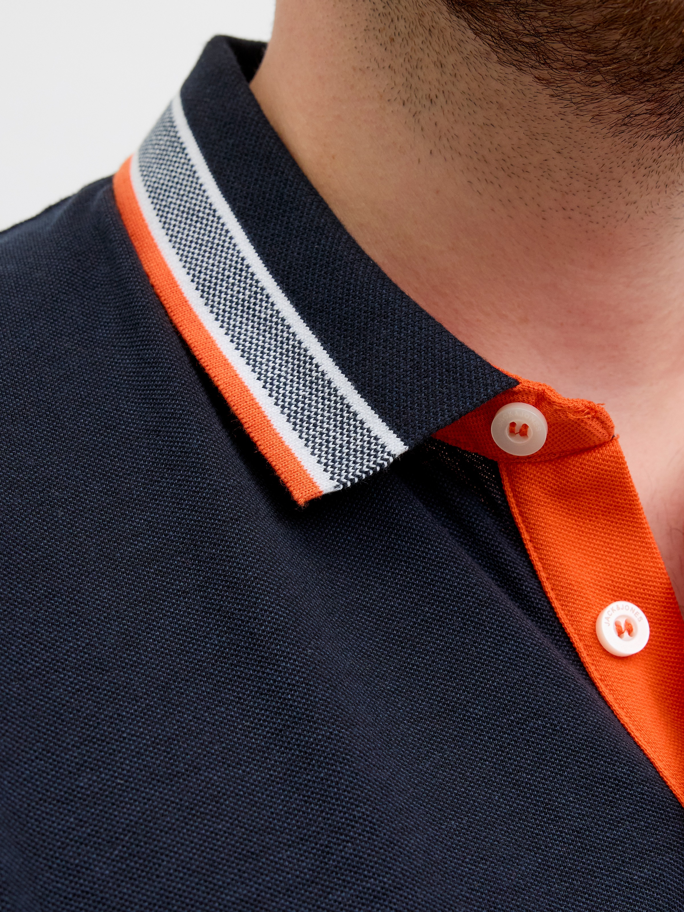 Jack & Jones PlusSize Poloshirt »JJEPAULOS POLO SS NOOS PLS«, mit Logo Stickerei