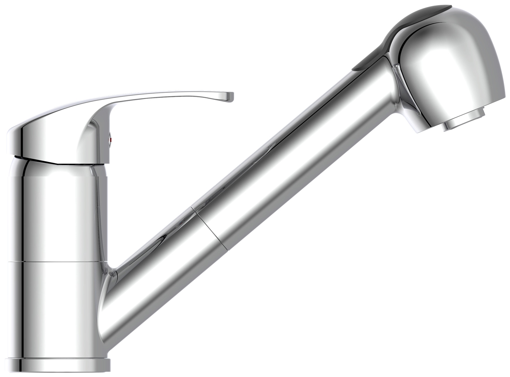Schütte Spültischarmatur »DIZIANI« mit Geschirrbrause, Wasserhahn ausziehbar, Mischbatterie Küche, Chrom