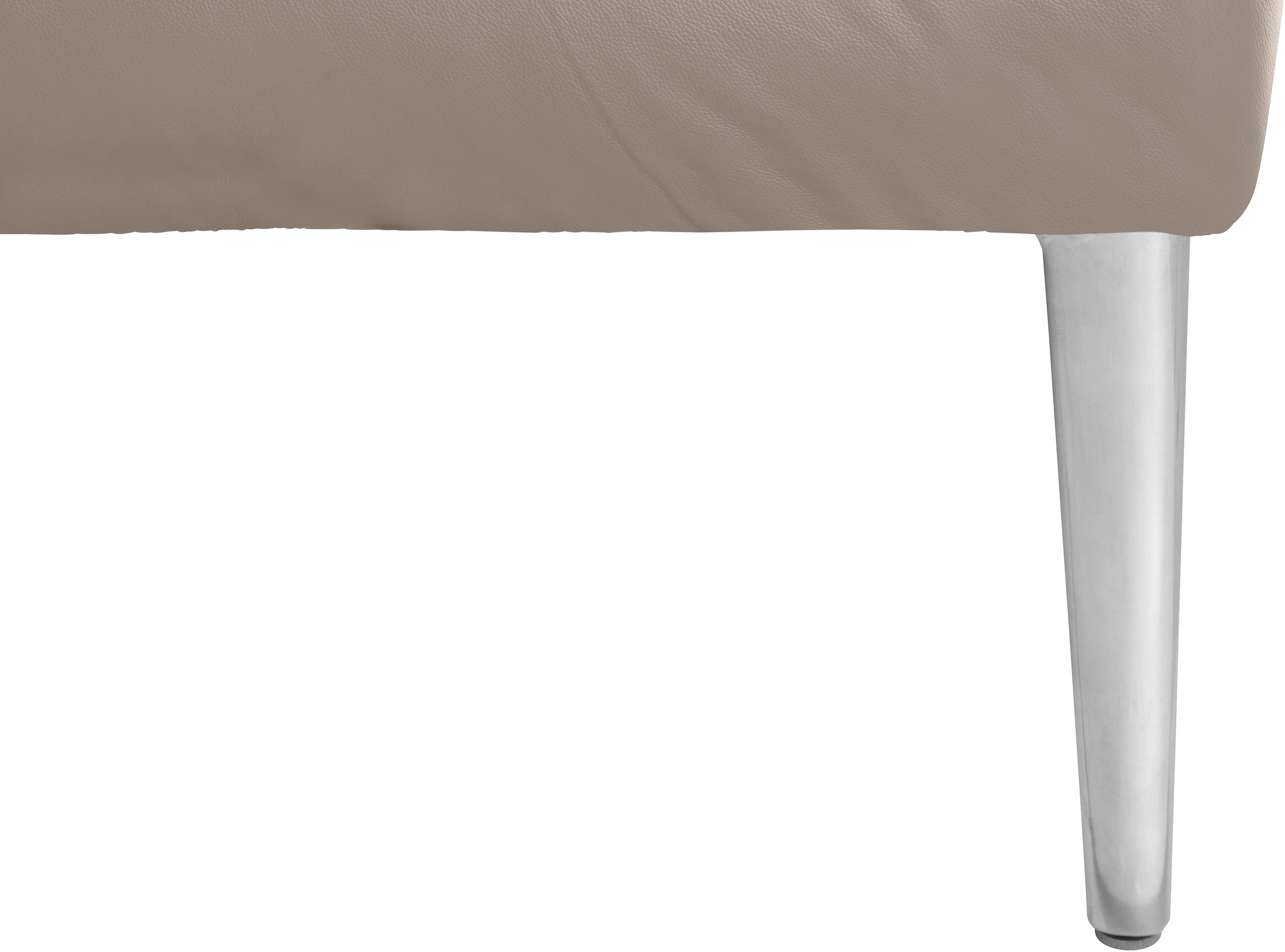 W.SCHILLIG Ecksofa »enjoy&MORE, Designsofa, bequem, zeitlos und elegant, L-Form«, mit Sitztiefenverstellung, Füße Chrom glänzend, Breite 340 cm