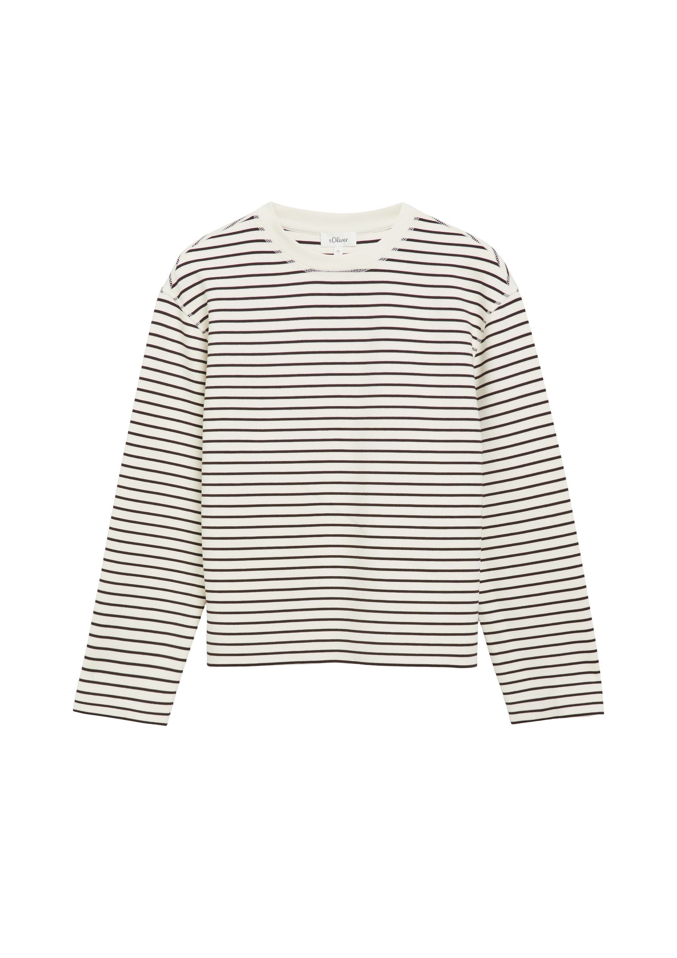 s.Oliver Sweater , in Streifen-Optik / Rundhals
