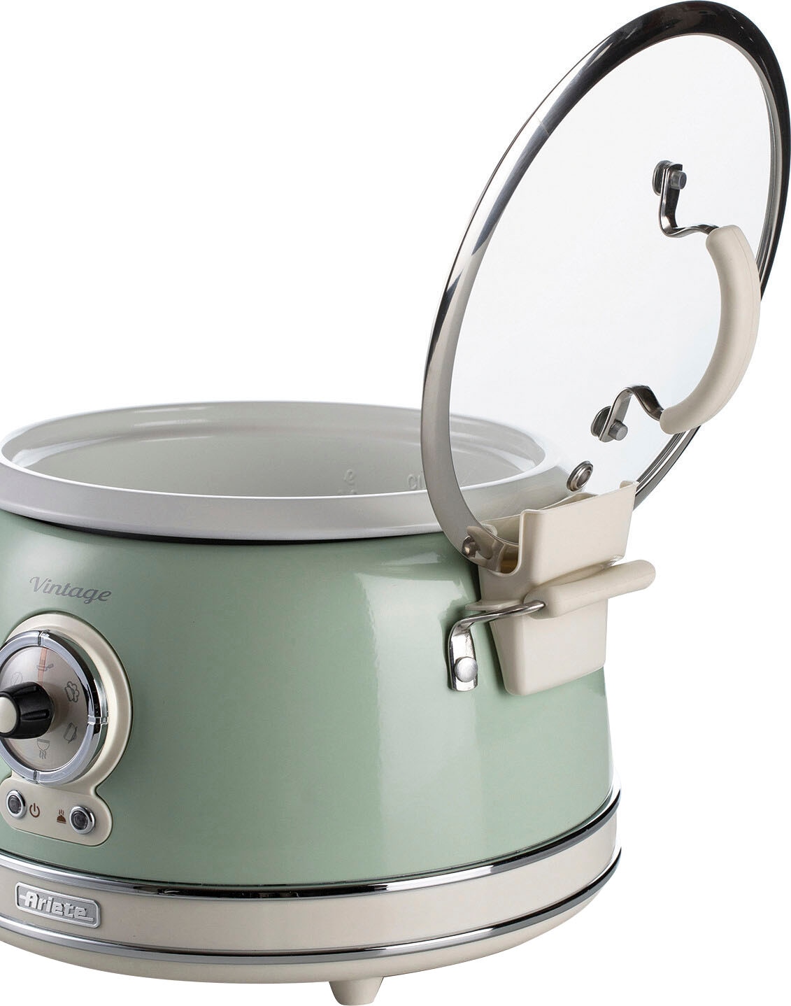 Ariete Multikocher »2904CR«, Slowcooker/Reiskocher/Dampfgarer Vintage, 3 L