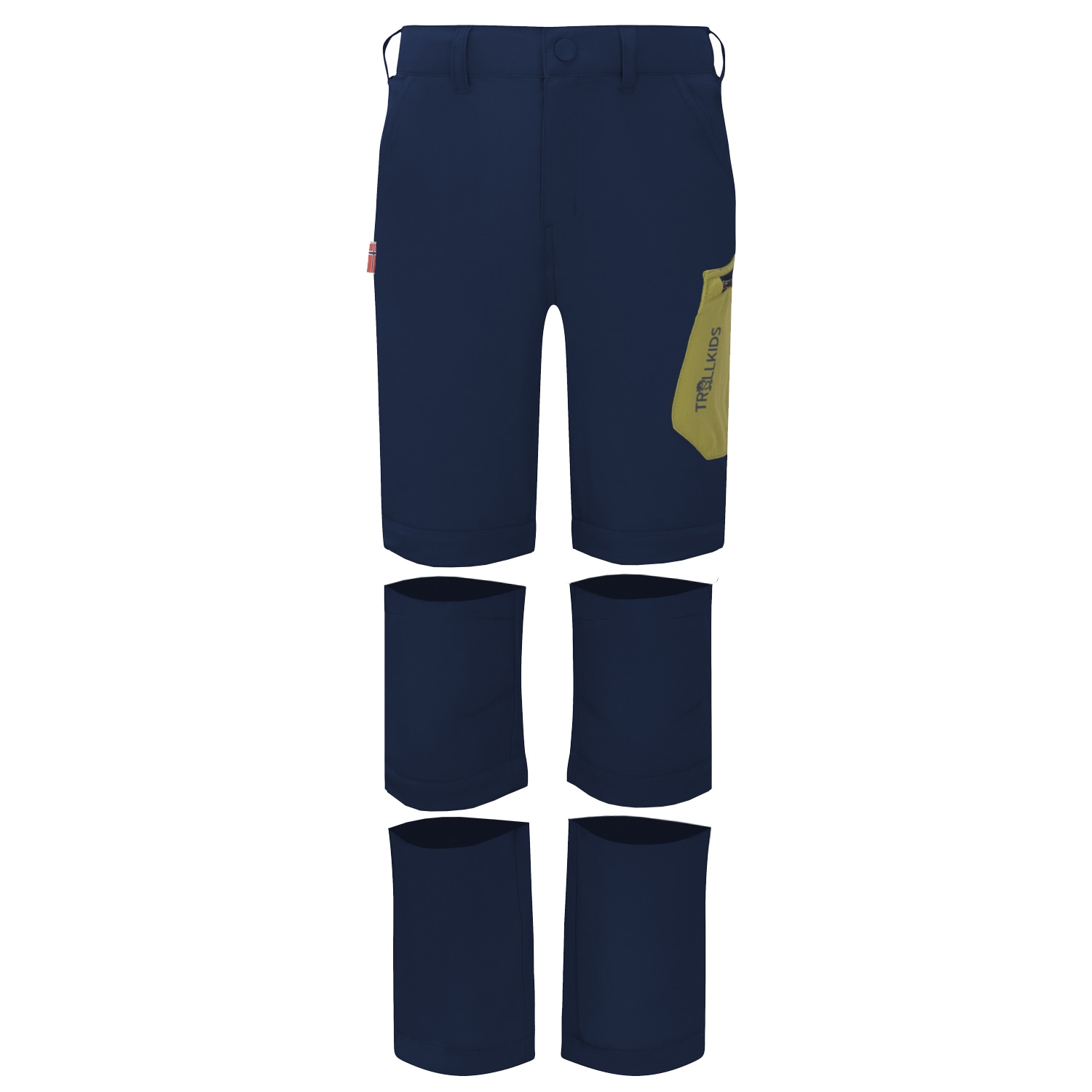 TROLLKIDS Zip-off-Hose »KIDS PREIKESTOLEN DOUBLE ZIP-OFF PANTS«  mit mehreren Taschen, mit Oberschenkeltasche mit Reißverschluss