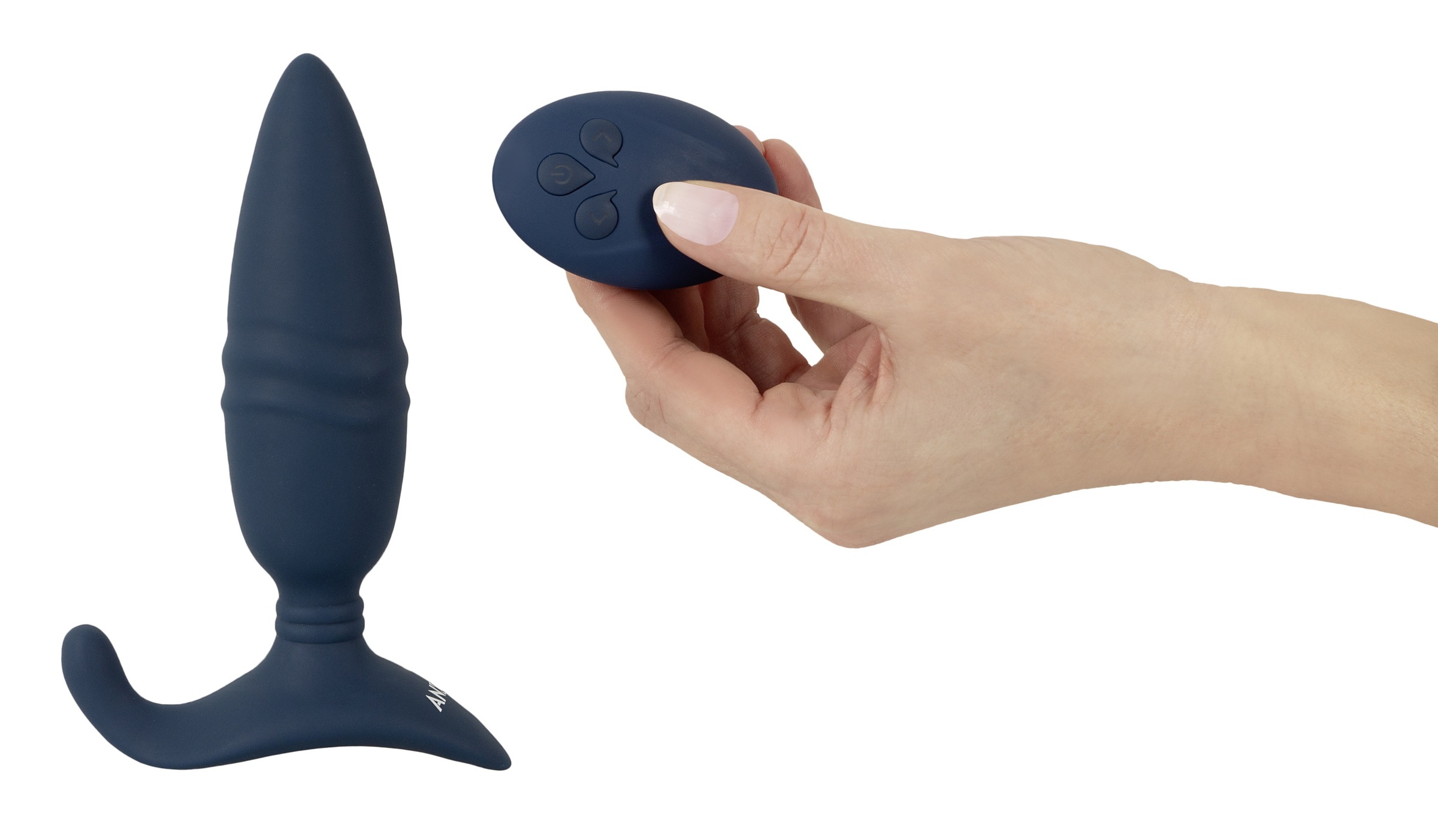 ANOS Anal-Stimulator »Analvibrator mit Stoßfunktion RC Thrusting Butt Plug with Vibration« ()