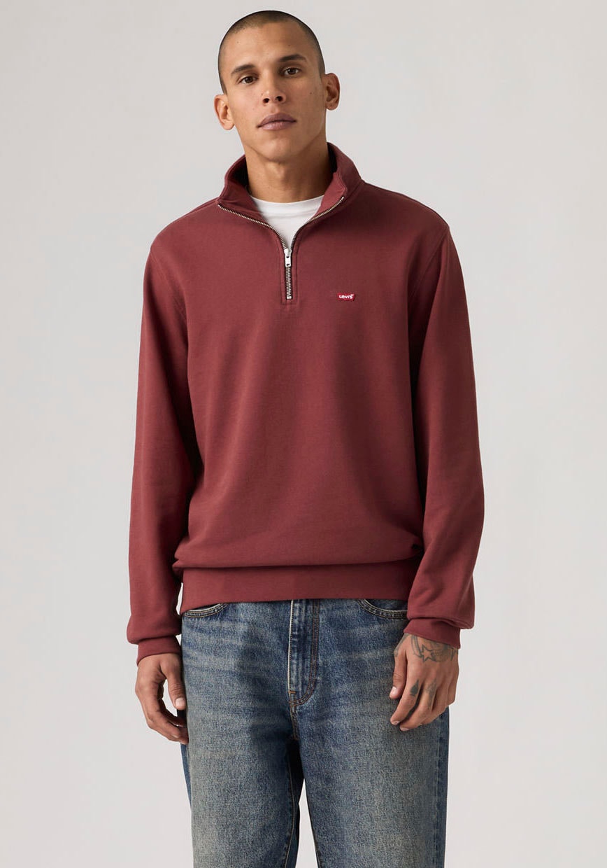 Levi's® Sweatshirt »ORIGINAL HM 1/4 ZIP«, mit Troyer-Kragen und Logo-Stickerei
