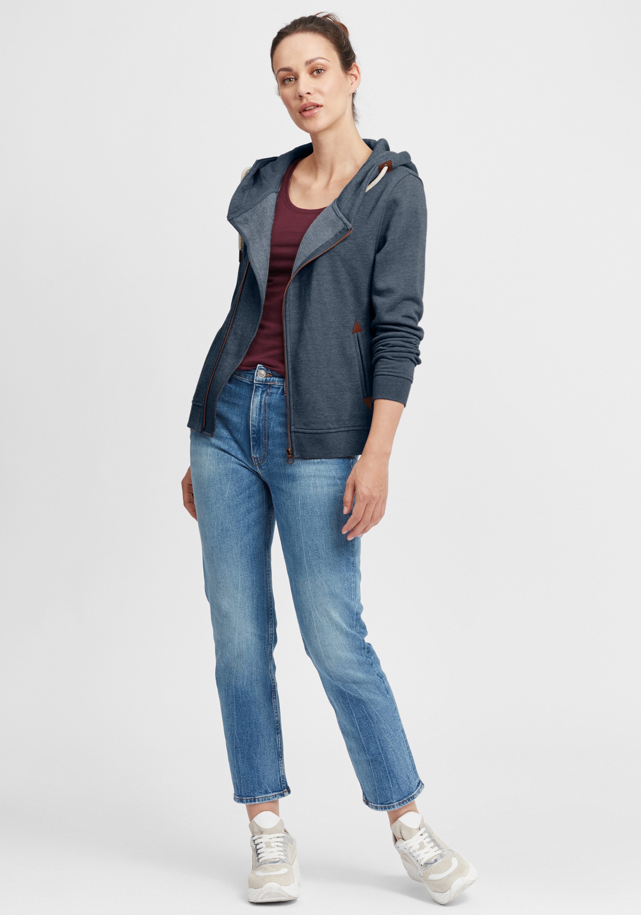 OXMO Kapuzensweatjacke »Kapuzensweatjacke OXVicky«