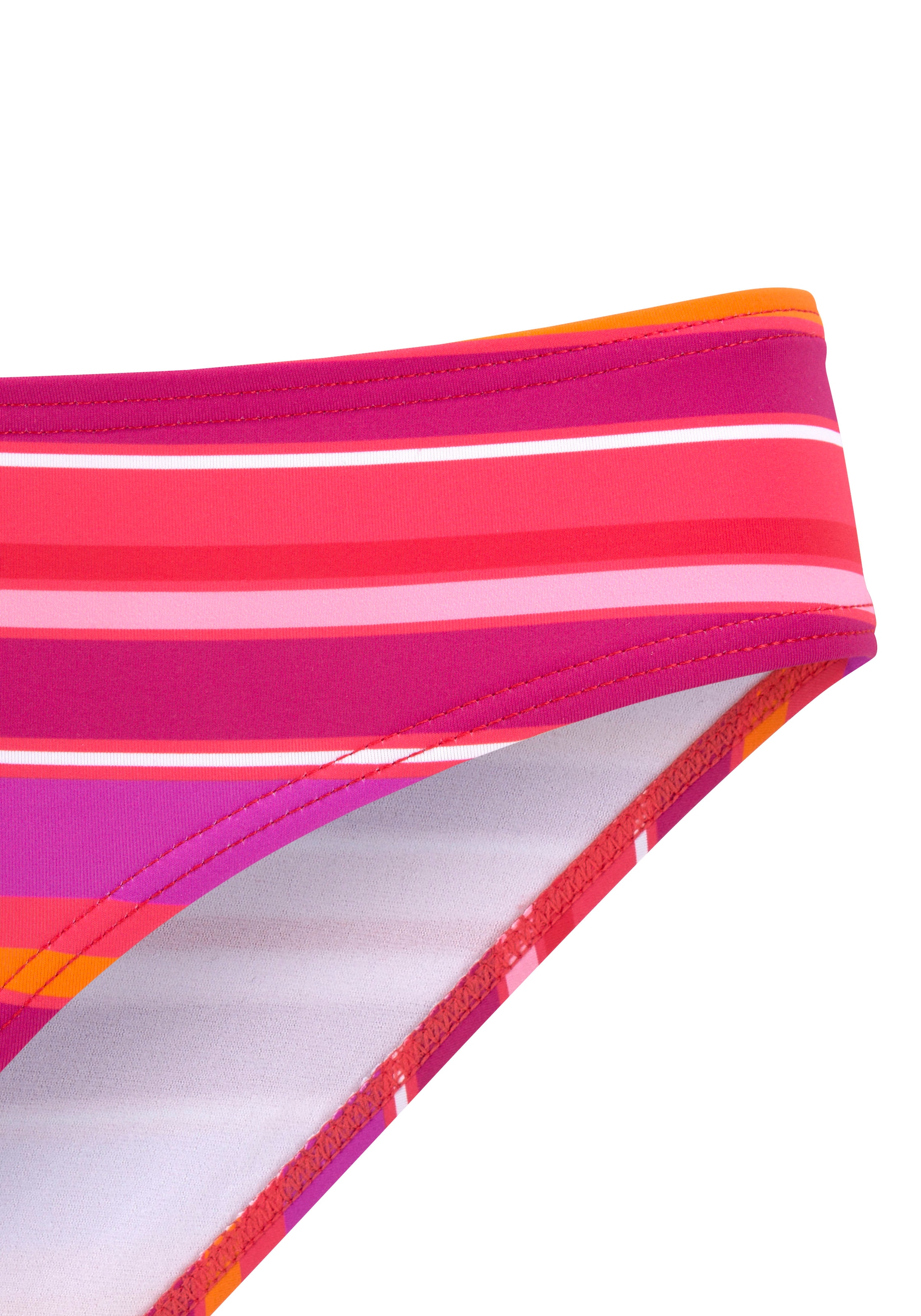 s.Oliver Bikini-Hose »Fun« in klassischer Schnittform und trendigem  Streifen-Design