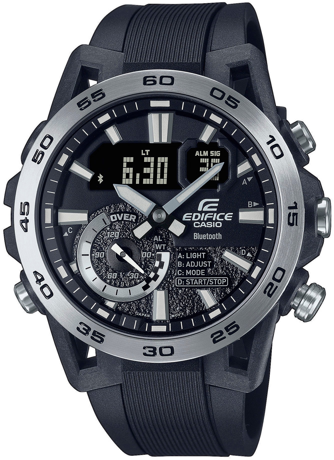 Smartwatch »ECB-40P-1AEF«, (Armbanduhr, Herrenuhr, Bluetooth, Stoppfunktion, Weltzeit,...