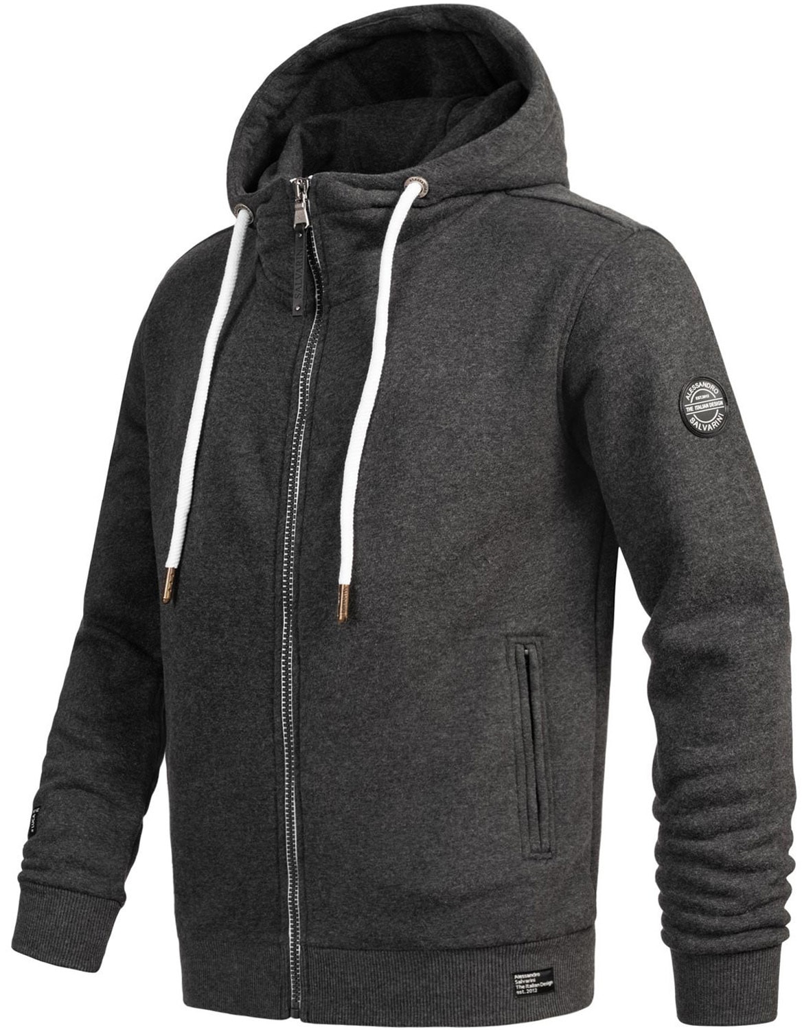 Alessandro Salvarini Sweatjacke »Alessandro Salvarini Herren Sweatjacke AS296«