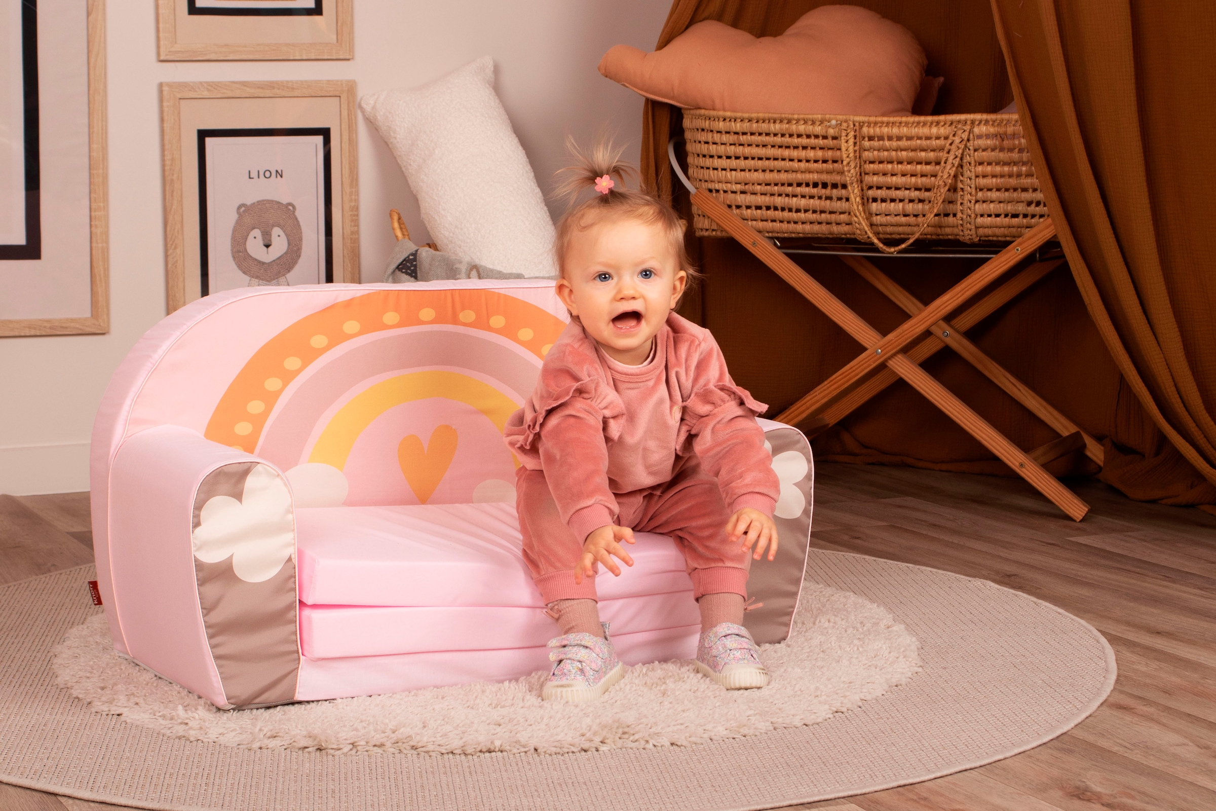 Knorrtoys® Sofa »Regenbogen«, für Kinder; Made in Europe