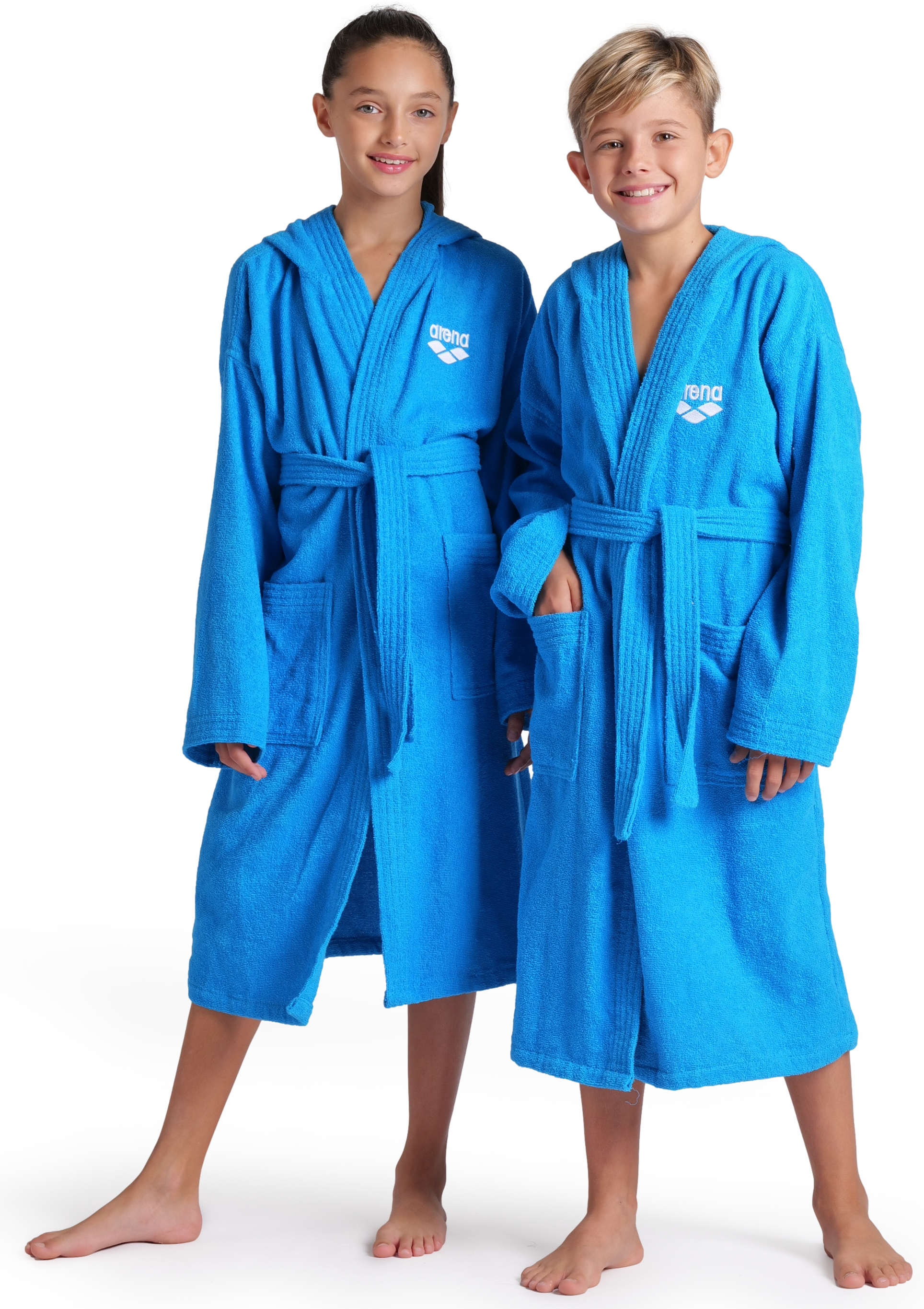 Arena, Unisex, Bademantel »arena Kinder Junior Zeppelin Bademantel« 1 Stk. Bademantel, Kinder, Mädchen, Jungen, Schwimmbad, weich, gemütlich, 