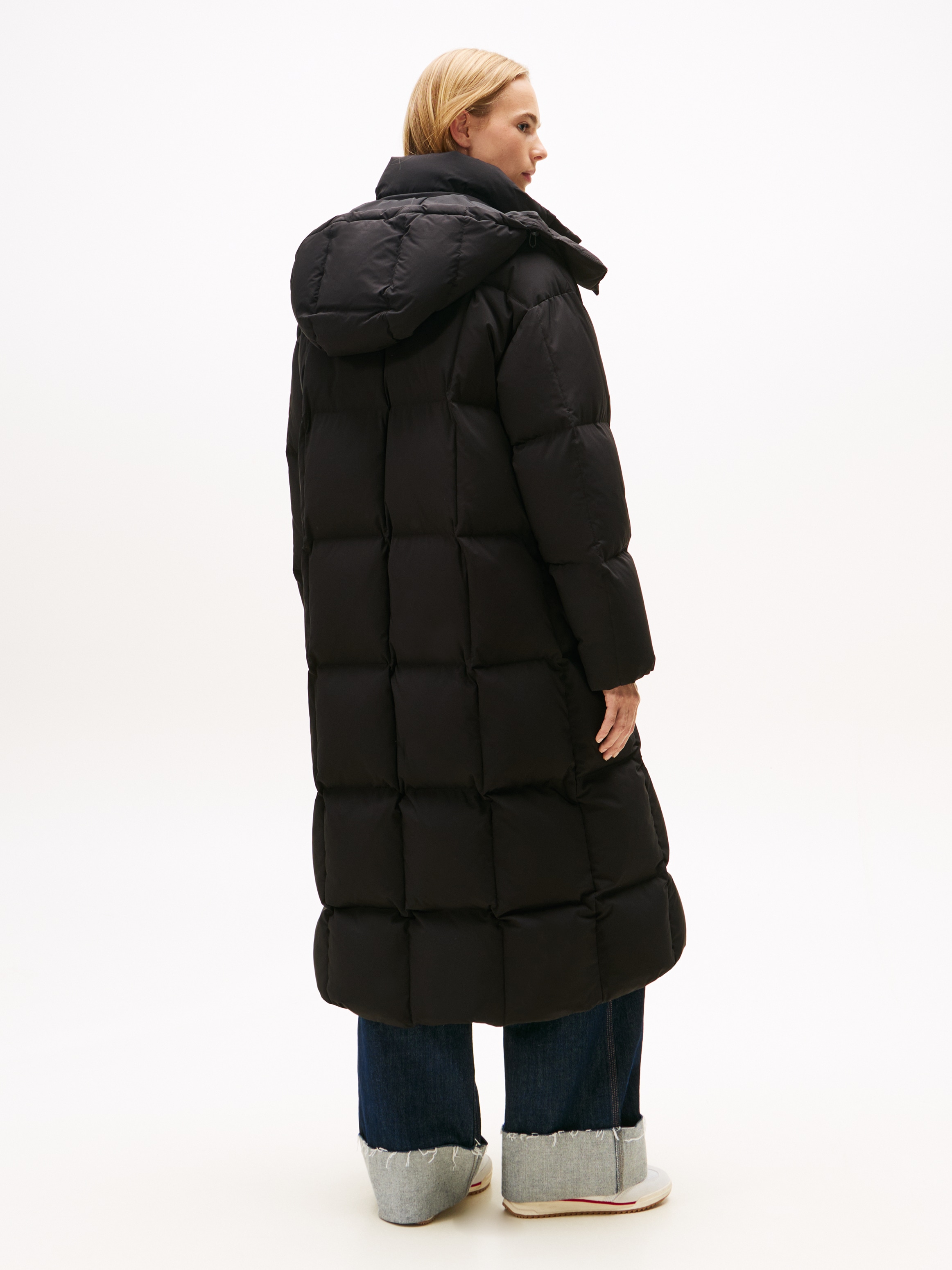 Tommy Jeans Steppmantel »TJW ALASKA GRID DWN MXI COAT EXT«
