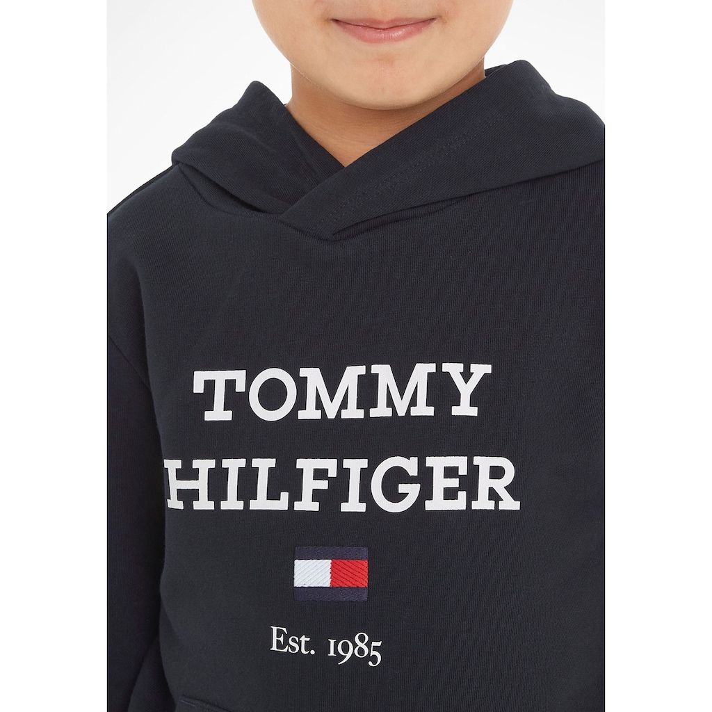 Tommy Hilfiger Kapuzensweatshirt »TH LOGO HOODIE SWEATSET«