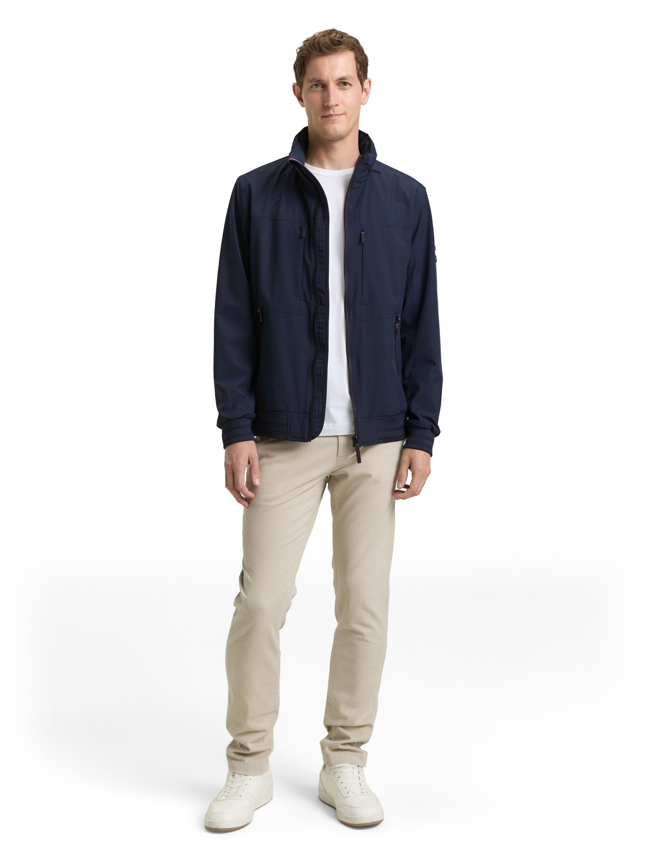 TOM TAILOR Blouson mit Kapuze mit elastischem Bund