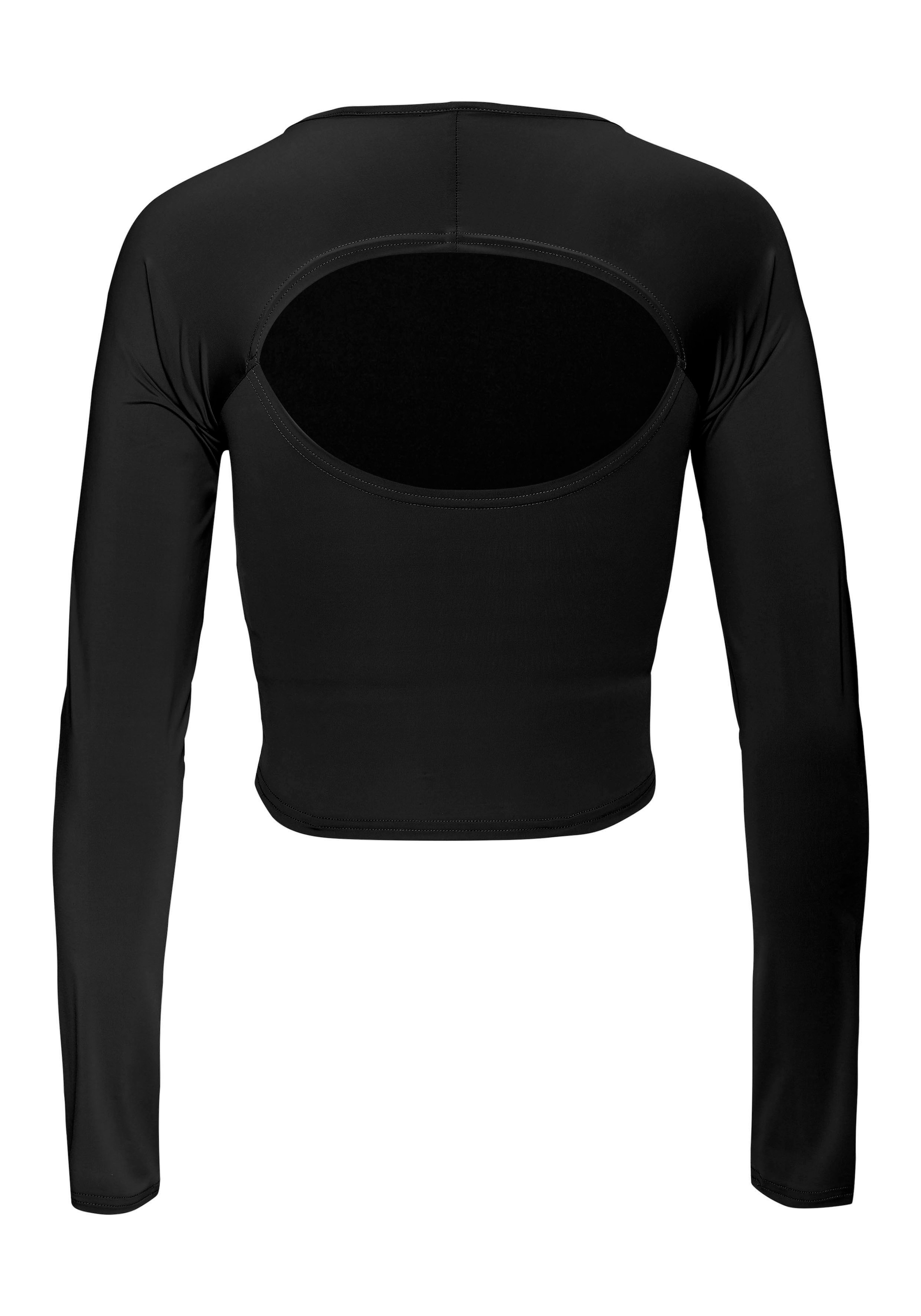 Copenhagen Studios Longsleeve mit Cut Out im Rückenbereich