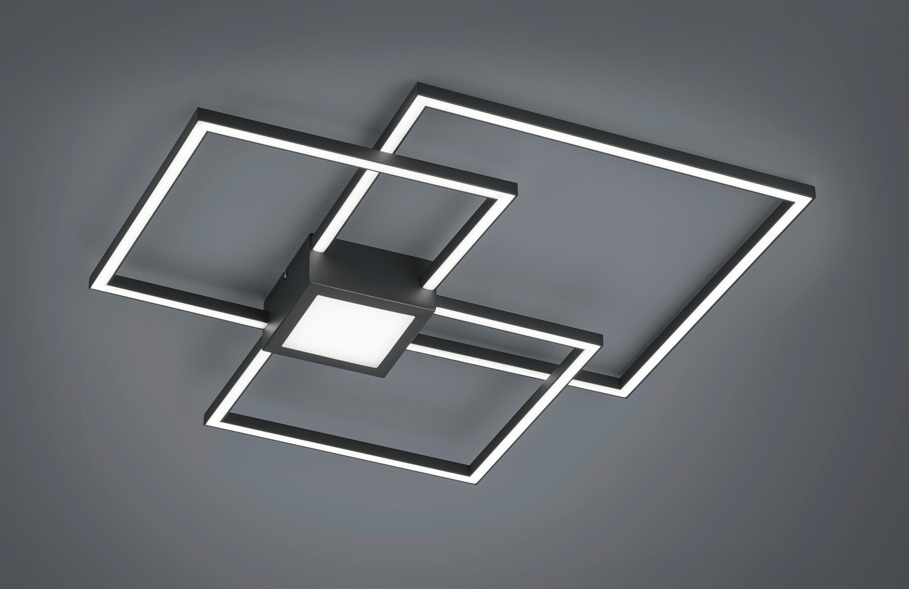 TRIO Leuchten LED Deckenleuchte »Hydra«, 1 flammig, Leuchtmittel LED-Board | LED fest integriert, LED Deckenlampe, Switch Dimmer