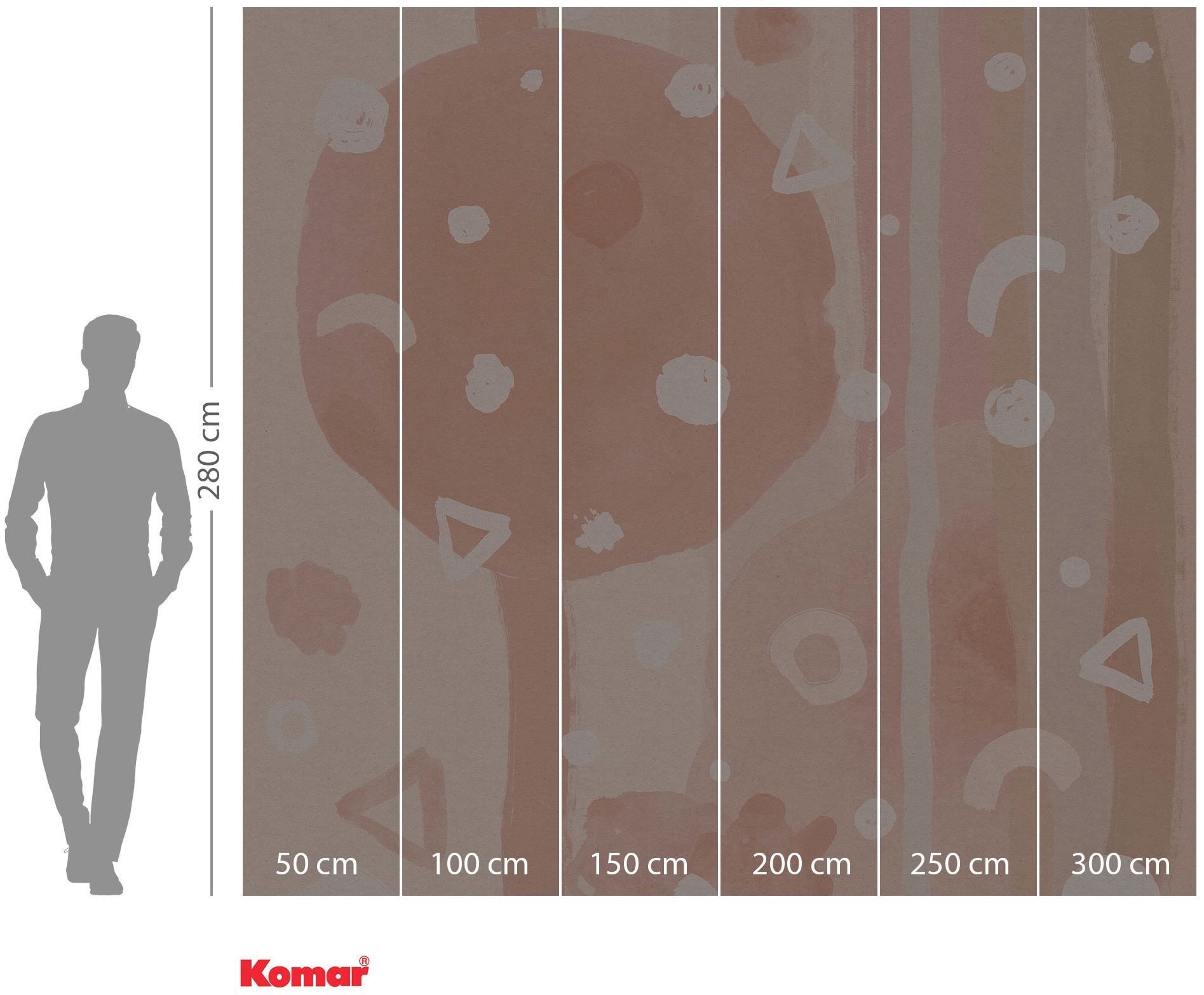 Komar Vliestapete »Facile«, 300x280 cm (Breite x Höhe)