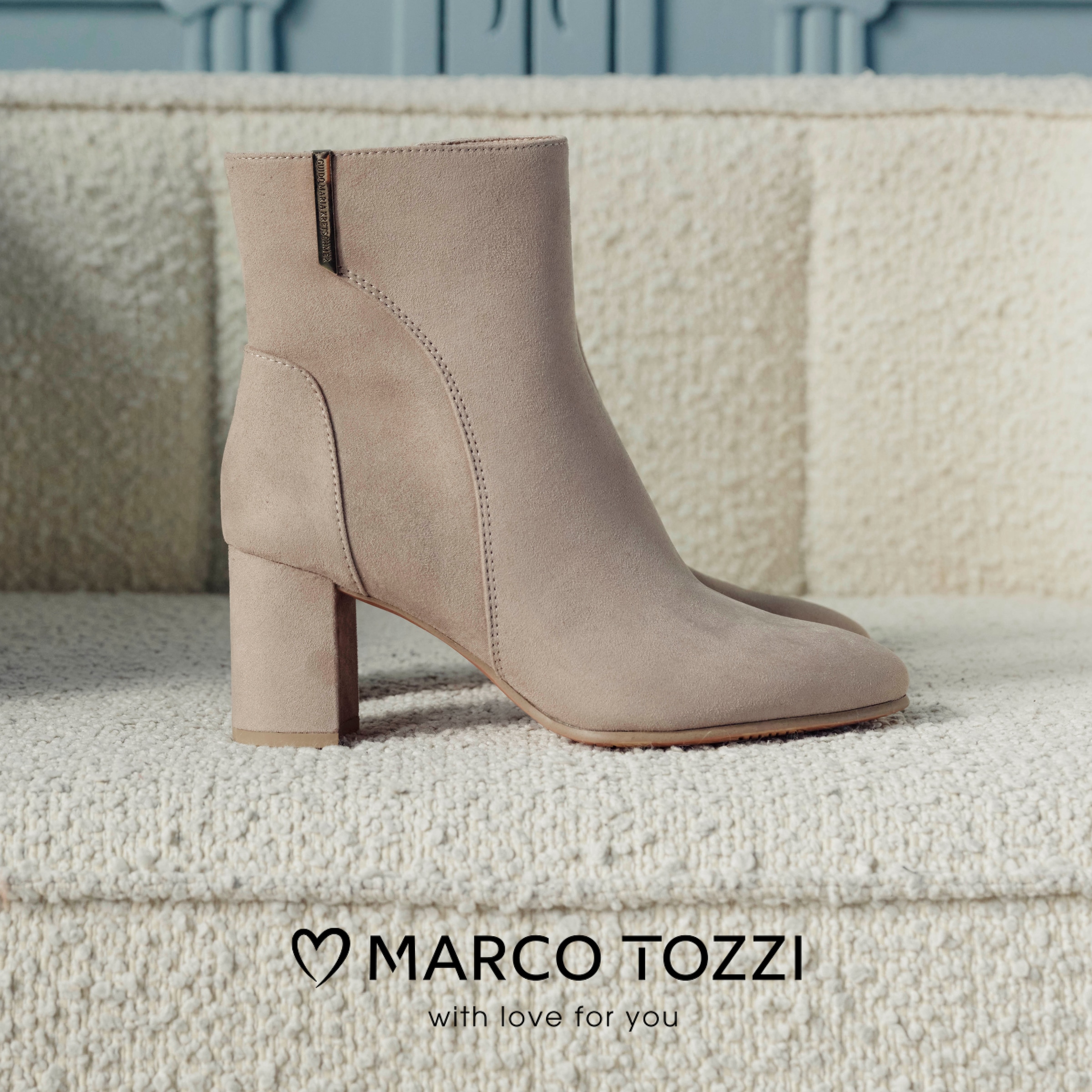 MARCO TOZZI by GMK Stiefelette »LODE«  , Blockabsatz, Abendschuh, Businessschuh, Feel Me-Ausstattung