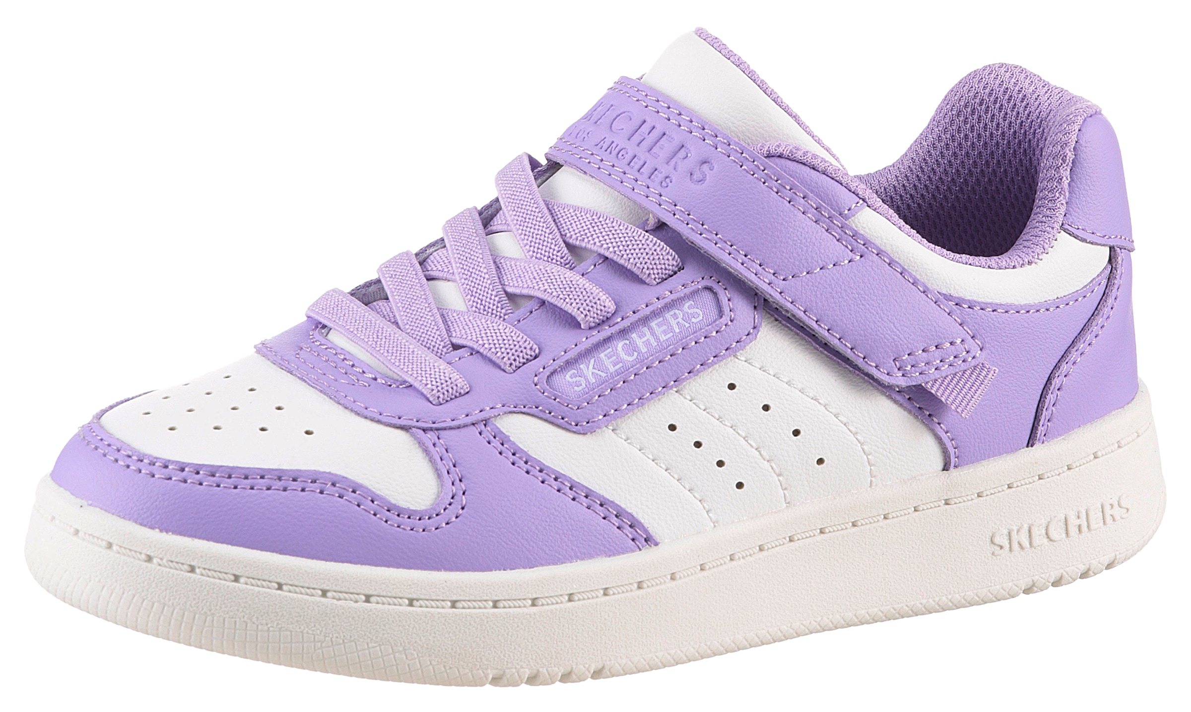 Skechers Sneaker »QUICK STREET«, Retro Sneaker mit Klettverschluss, Größenschablone zum Download