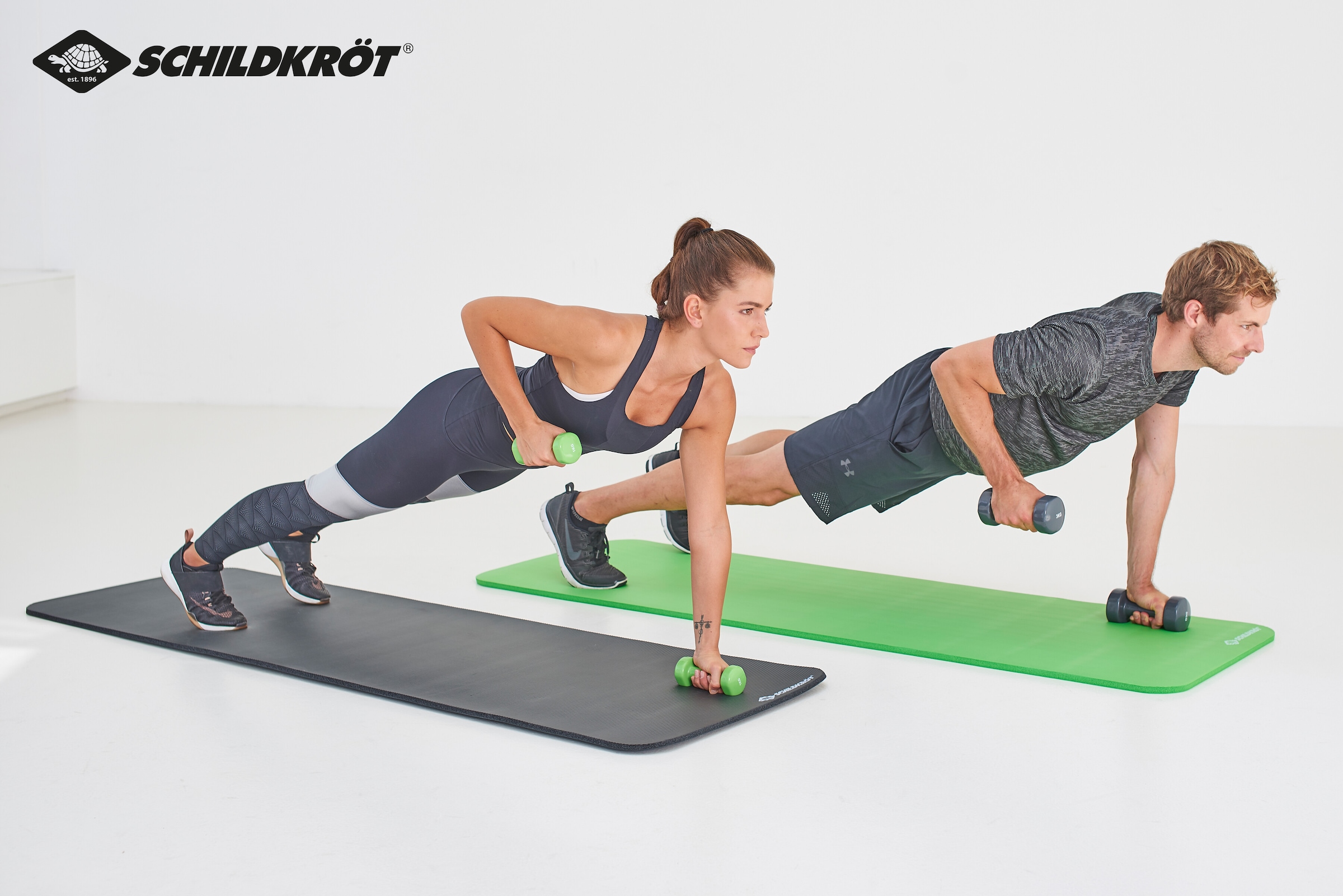 Schildkröt Fitnessmatte »Fitnessmatte 15mm (grün)« nkl. Transport-Gurtband