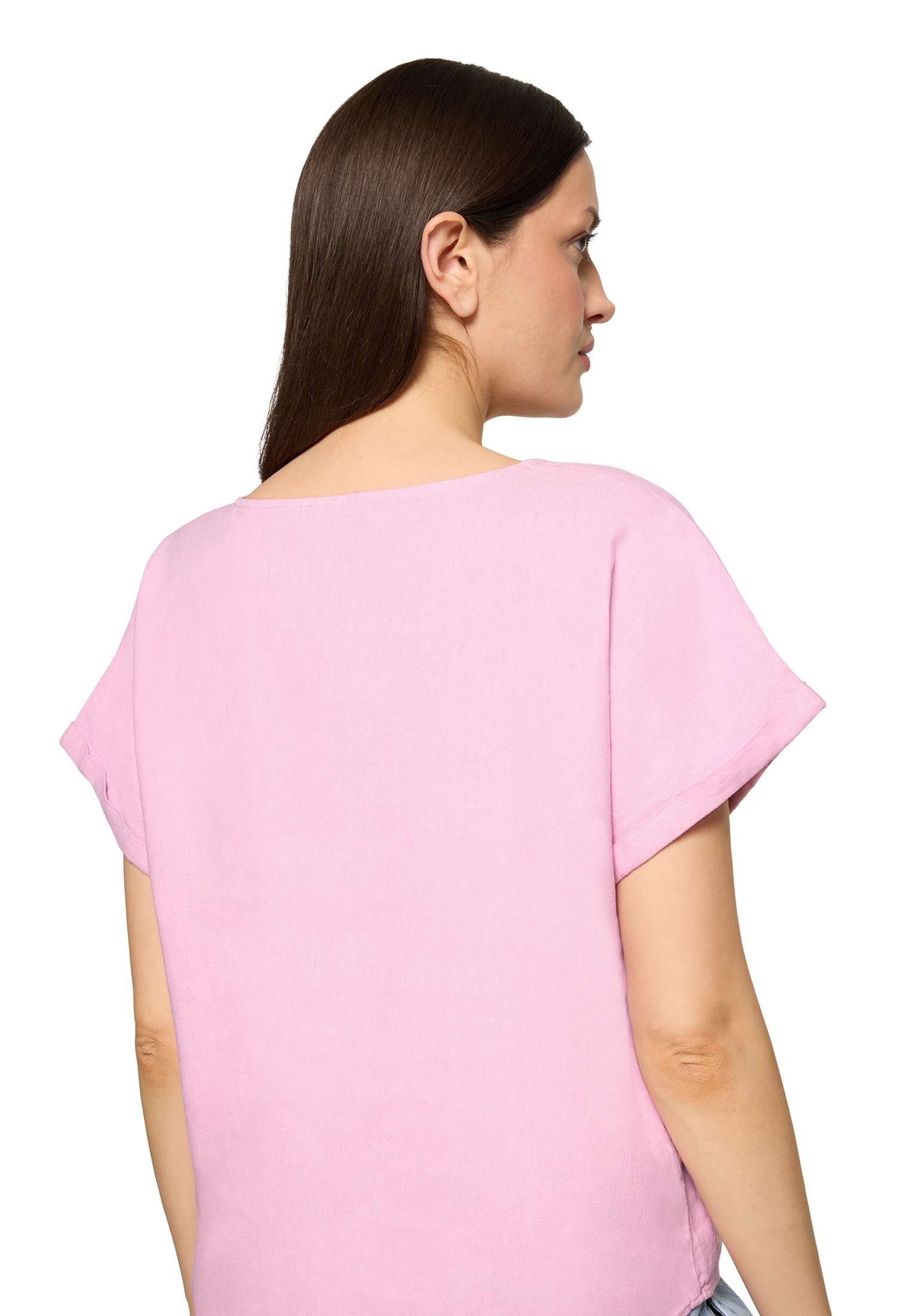 Cartoon Klassische Bluse »Leinenbluse mit Ärmelaufschlag«