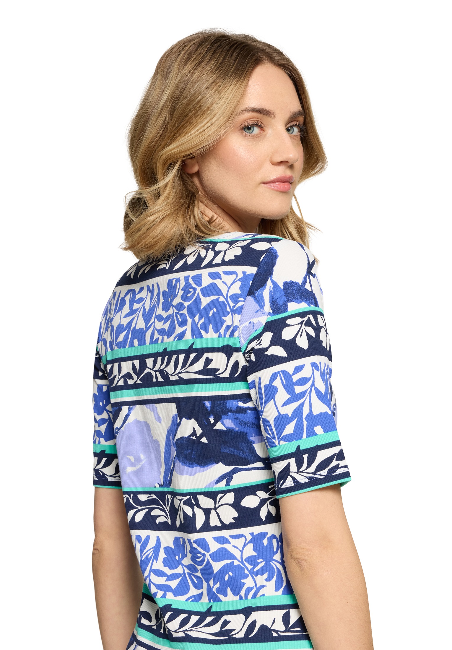 Betty Barclay Rundhalsshirt »Basic Shirt mit Rippenstruktur«