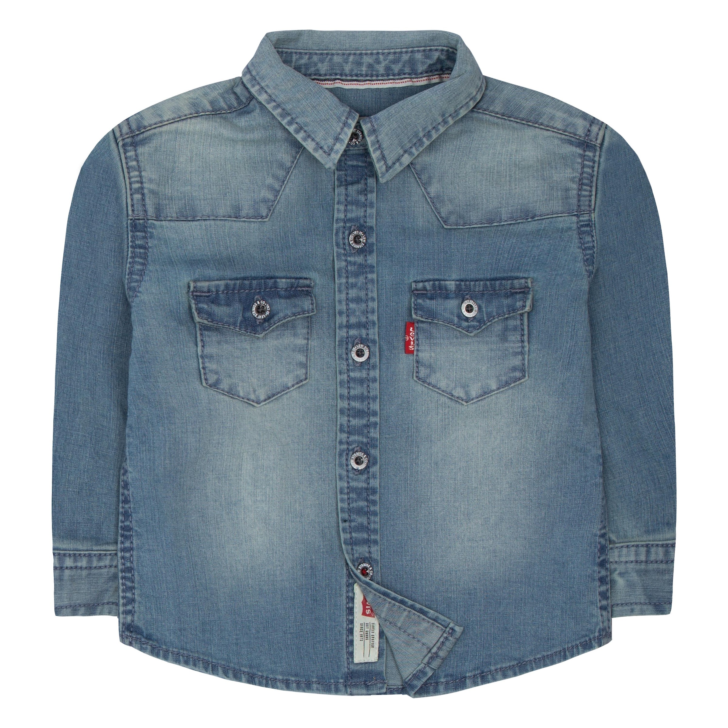 Levi's® Kids Langarmhemd »LVB BARSTOW WESTERN SHIRT«, im Jeans-Look for Baby BOYS