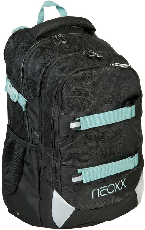 neoxx Schulrucksack »Active, Queen of the Nite«, reflektierende Details, aus recycelten PET-Flaschen