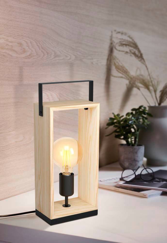 EGLO Tischleuchte »FAMBOROUGH« E27 1 Stk. Tischleuchte Vintage, Nachttischlampe, Wohnzimmerlampe, E27 Fassung