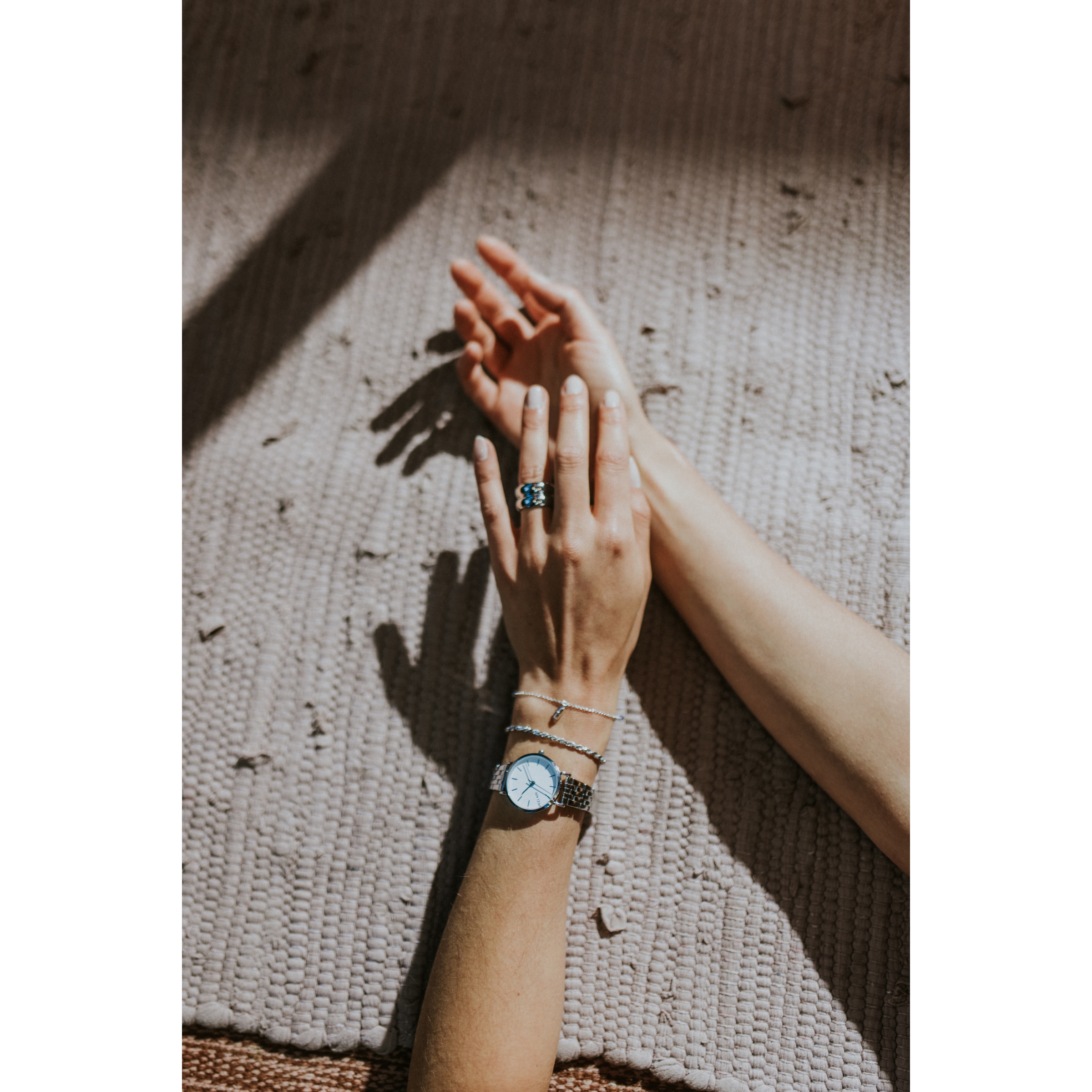 Noelani Quarzuhr, Armbanduhr, Damenuhr, Edelstahlarmband, analog