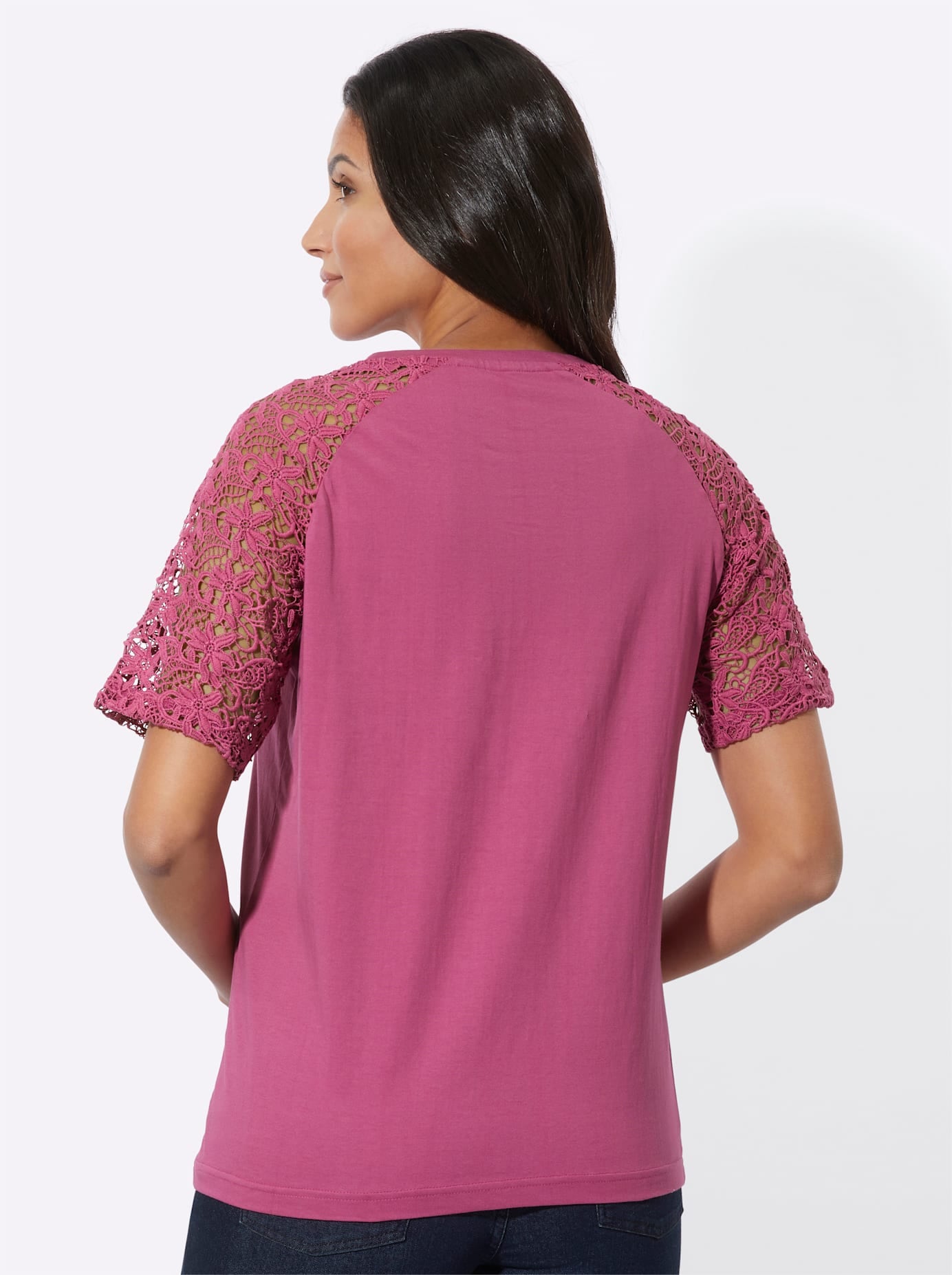 Spitzenshirt »Spitzenshirt«, (1 tlg.)