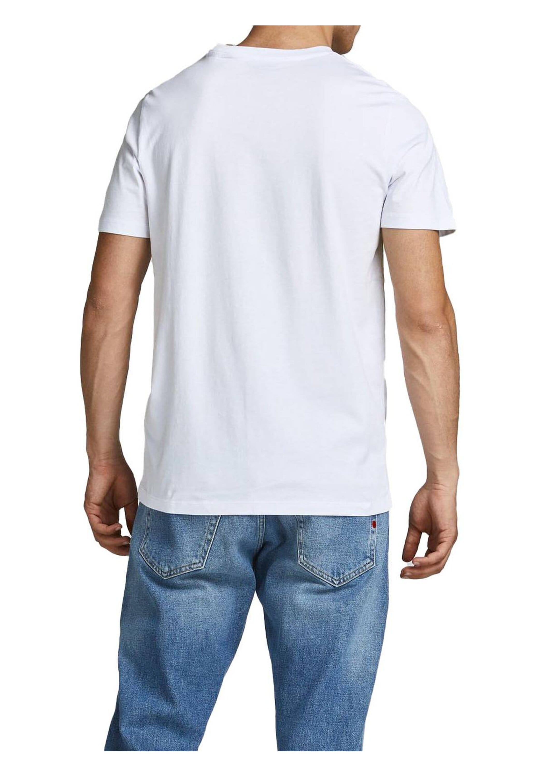 Jack & Jones T-Shirt »T-Shirt JJEORGANIC BASIC TEE O-NECK 5PK 5er Pack«