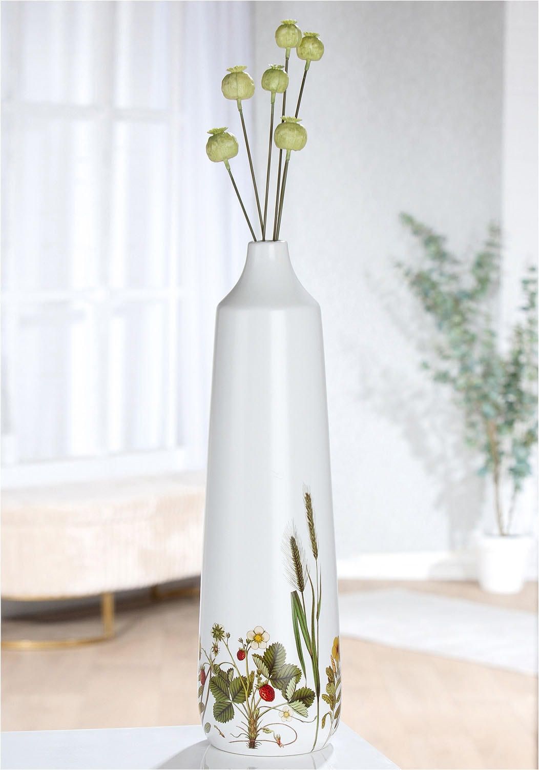GILDE Bodenvase »Bodenvase Kegel Wild Flowers«
