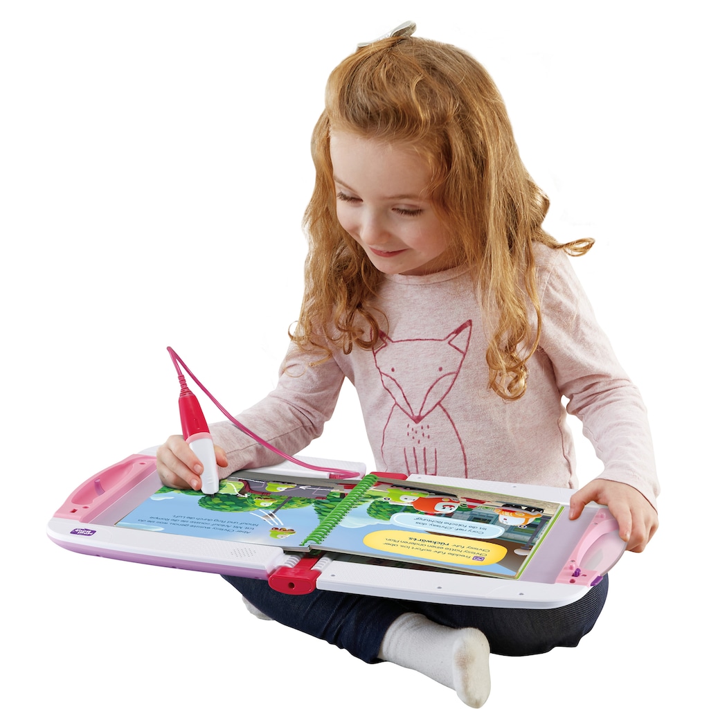 Vtech® Kindercomputer »MagiBook v2, pink, Interaktives Lernbuchsystem,«