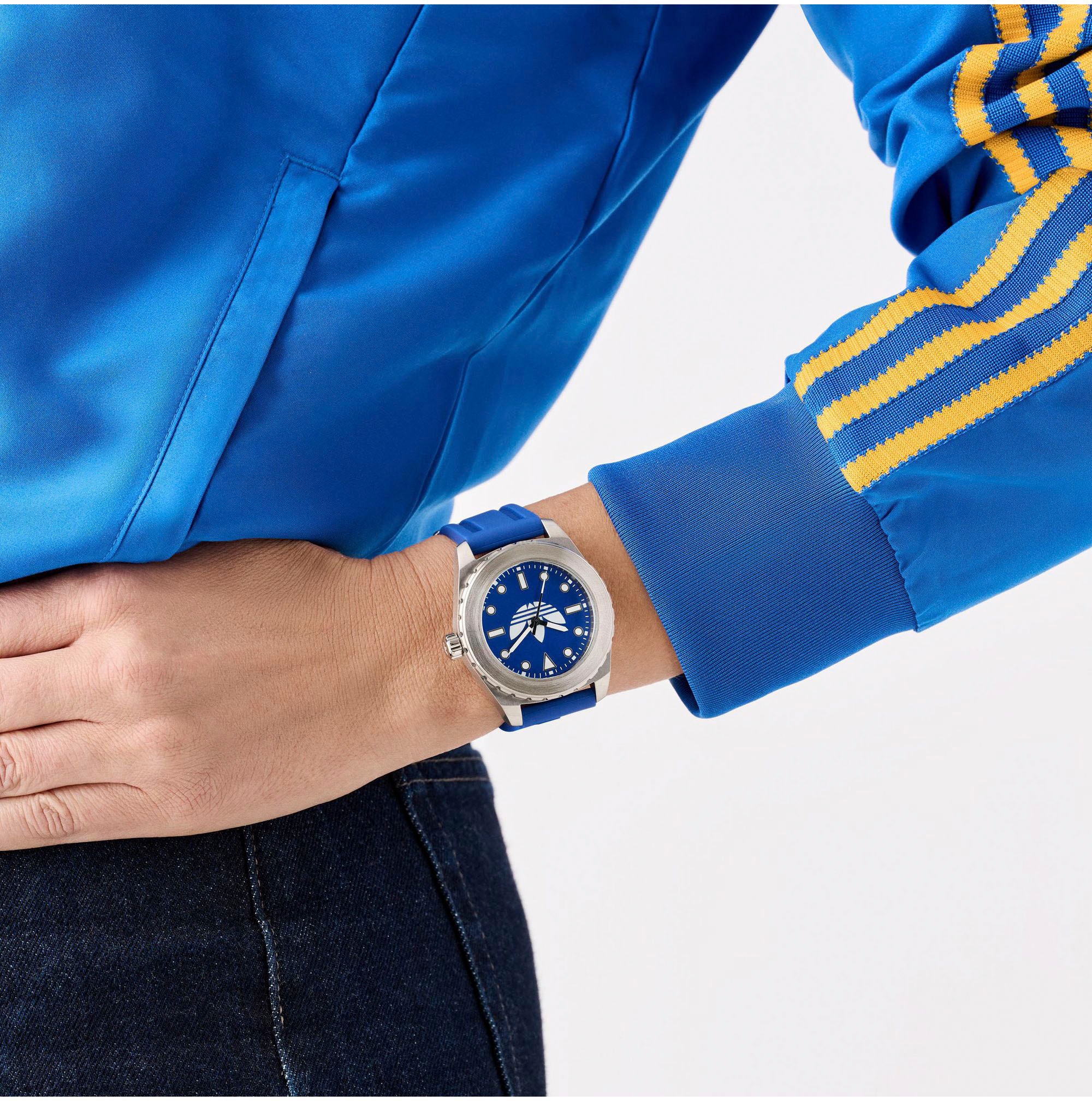 adidas Originals Quarzuhr »DISCOVERER ONE«, Armbanduhr, Herren, Damen, Silikonarmband, wasserabweisend bis 5 bar