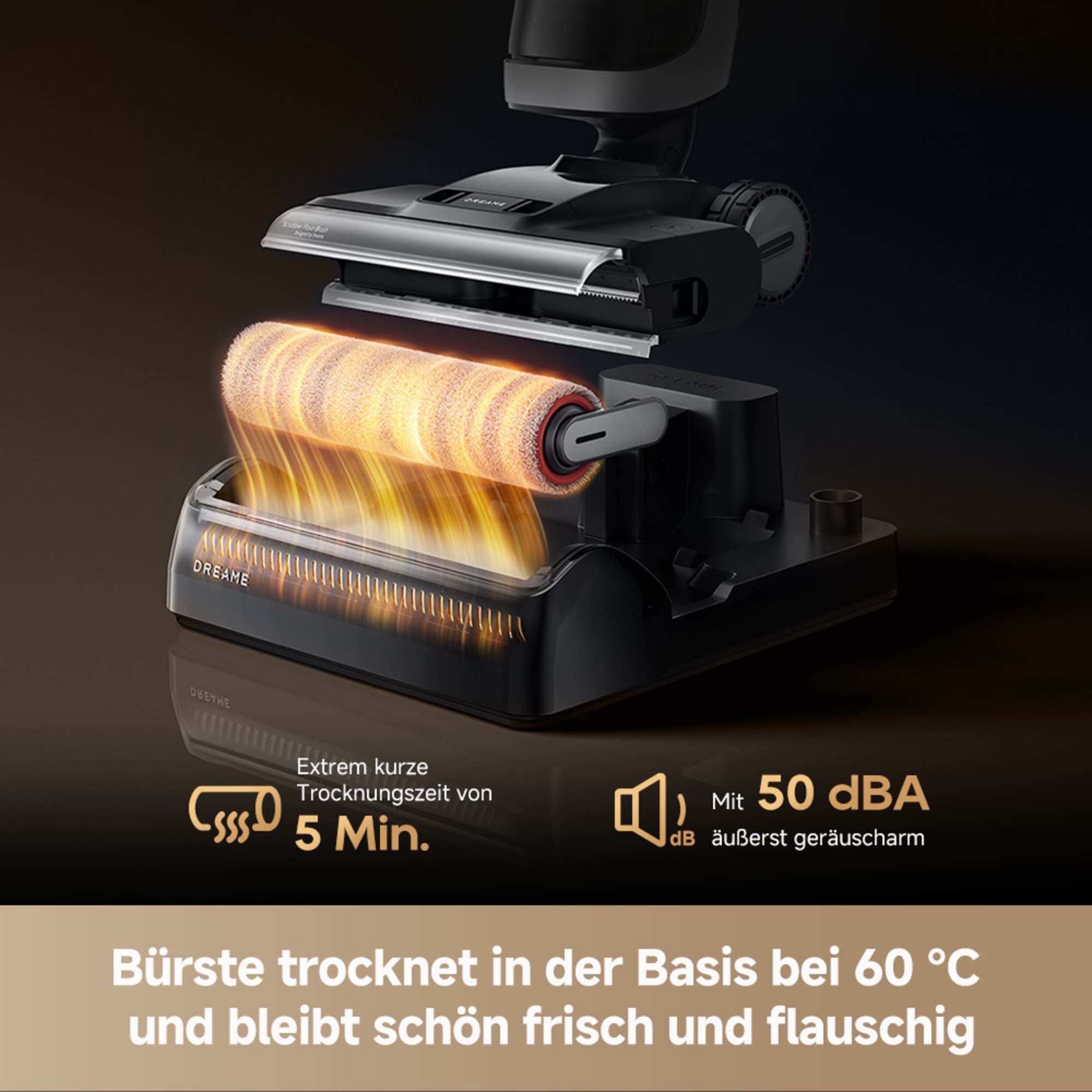 Dreame Nass-Trocken-Sauger »H14 Dual« 380 W, 5-in-1-Multifunktionssauger, dreifache Kantenreinigung