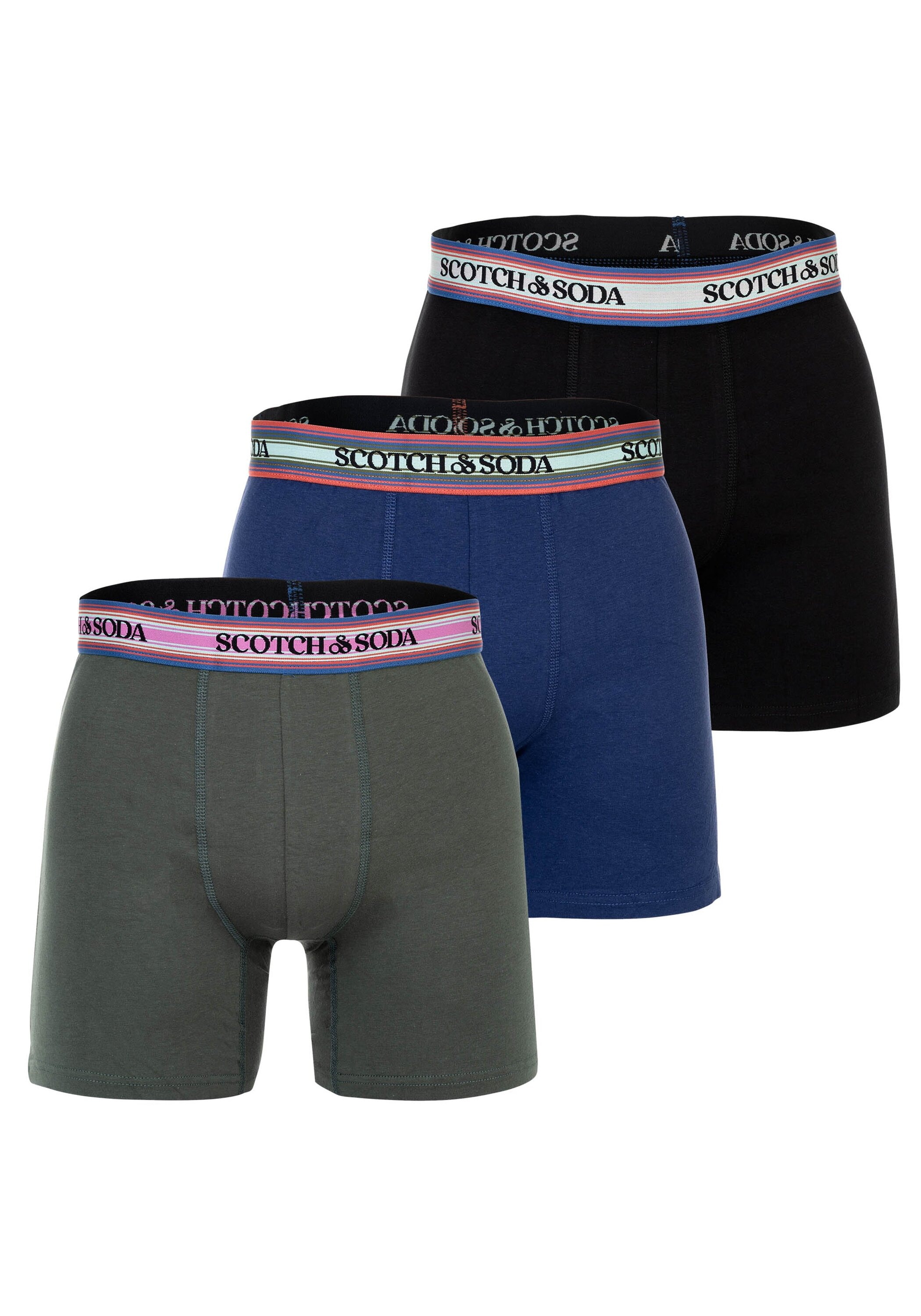 Boxershorts »Boxershort Solid Cotton Stretch 3er Pack«