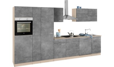 wiho Küchen Küchenzeile »Zell«, mit E-Geräten, Breite 360 cm kaufen