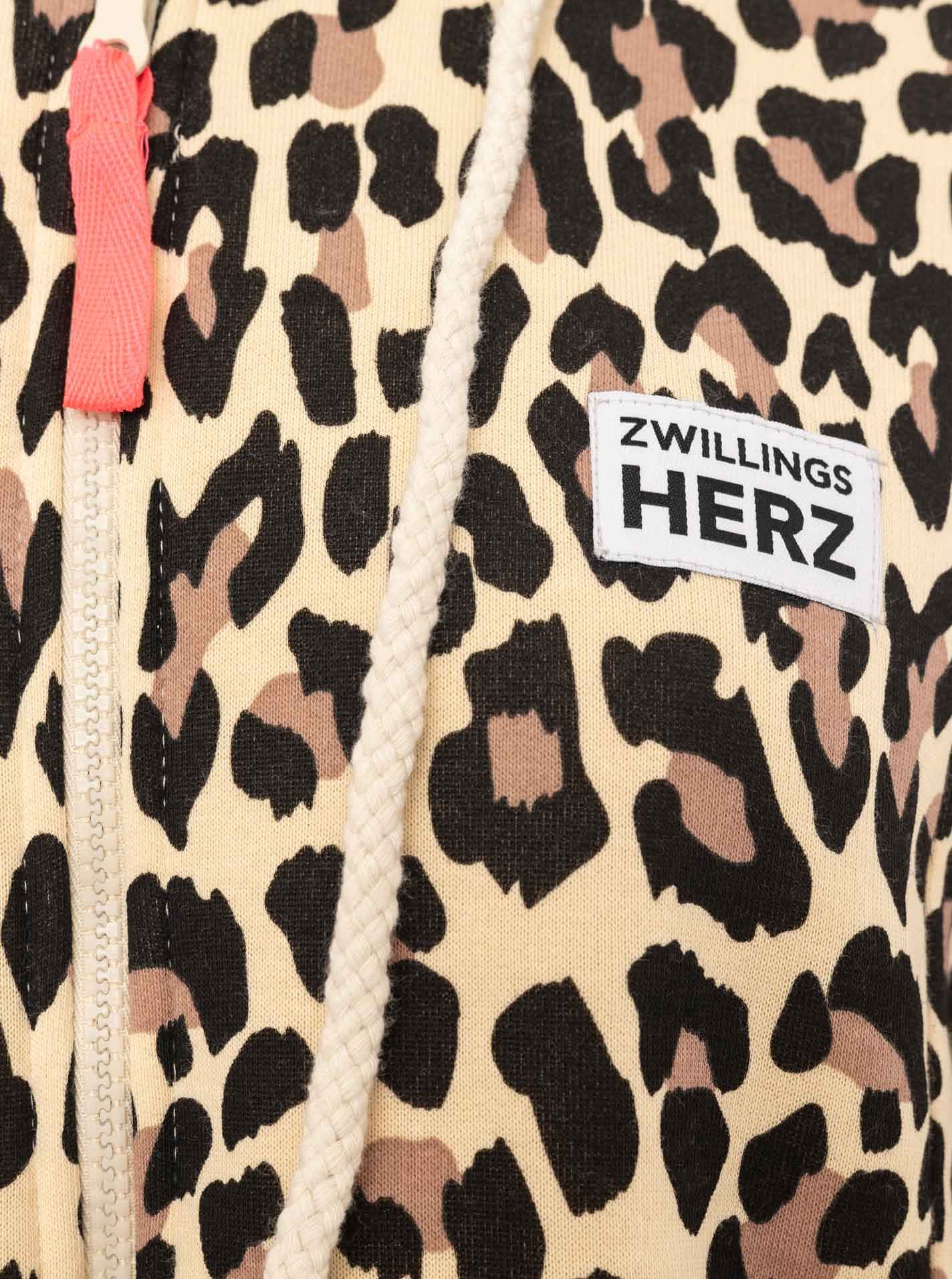 Zwillingsherz Kurzmantel »"Leo Allover"« gemustert, Taschen, Reißverschluß