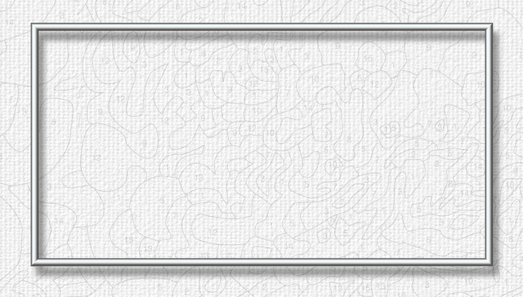 Schipper Bilderrahmen »Malen nach Zahlen, 40x80 cm, silberfarben« Made in Germany