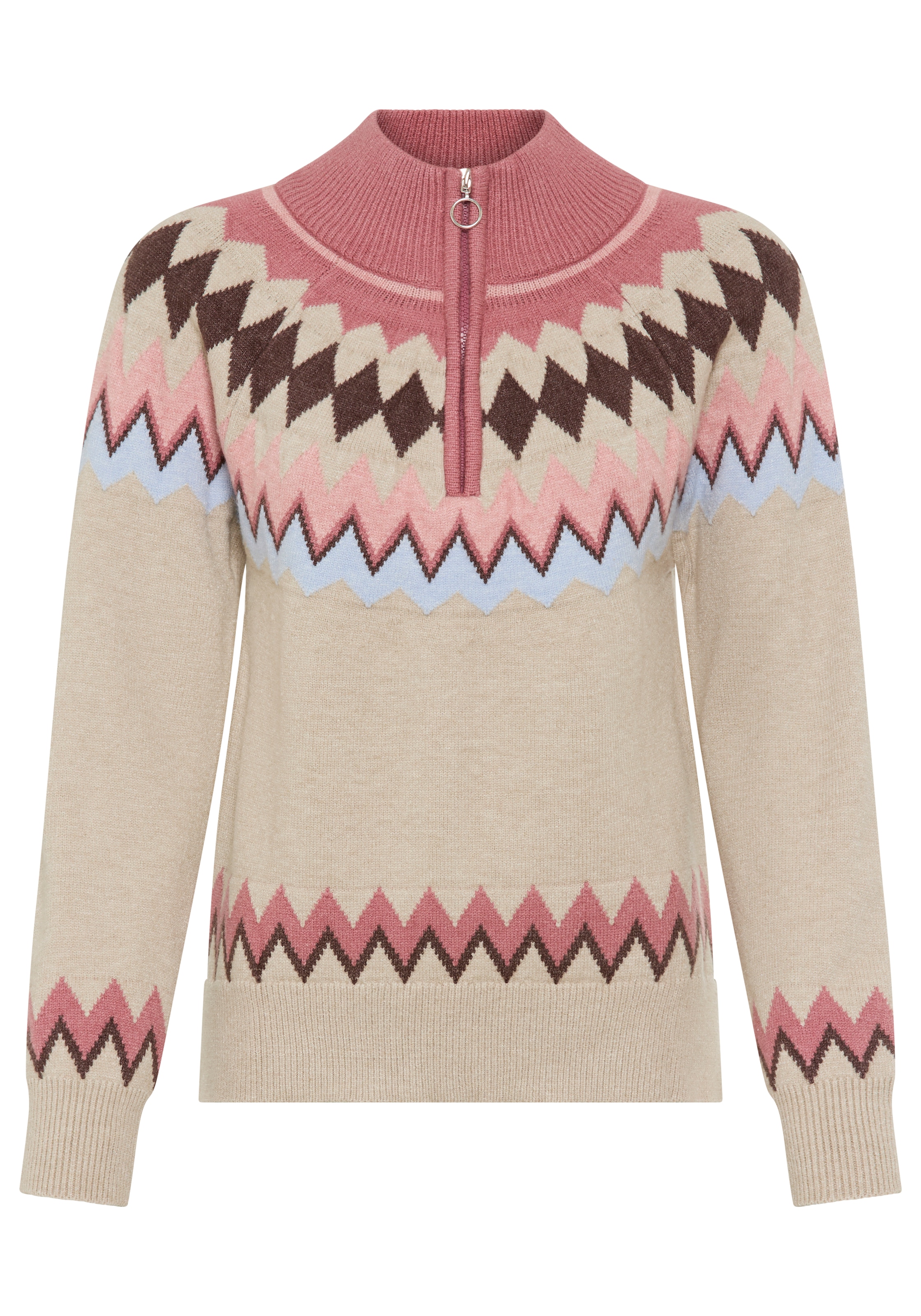 Laura Scott Troyer Winterstrick mit kuscheligem Norwegermuster - NEUE KOLLEKTION