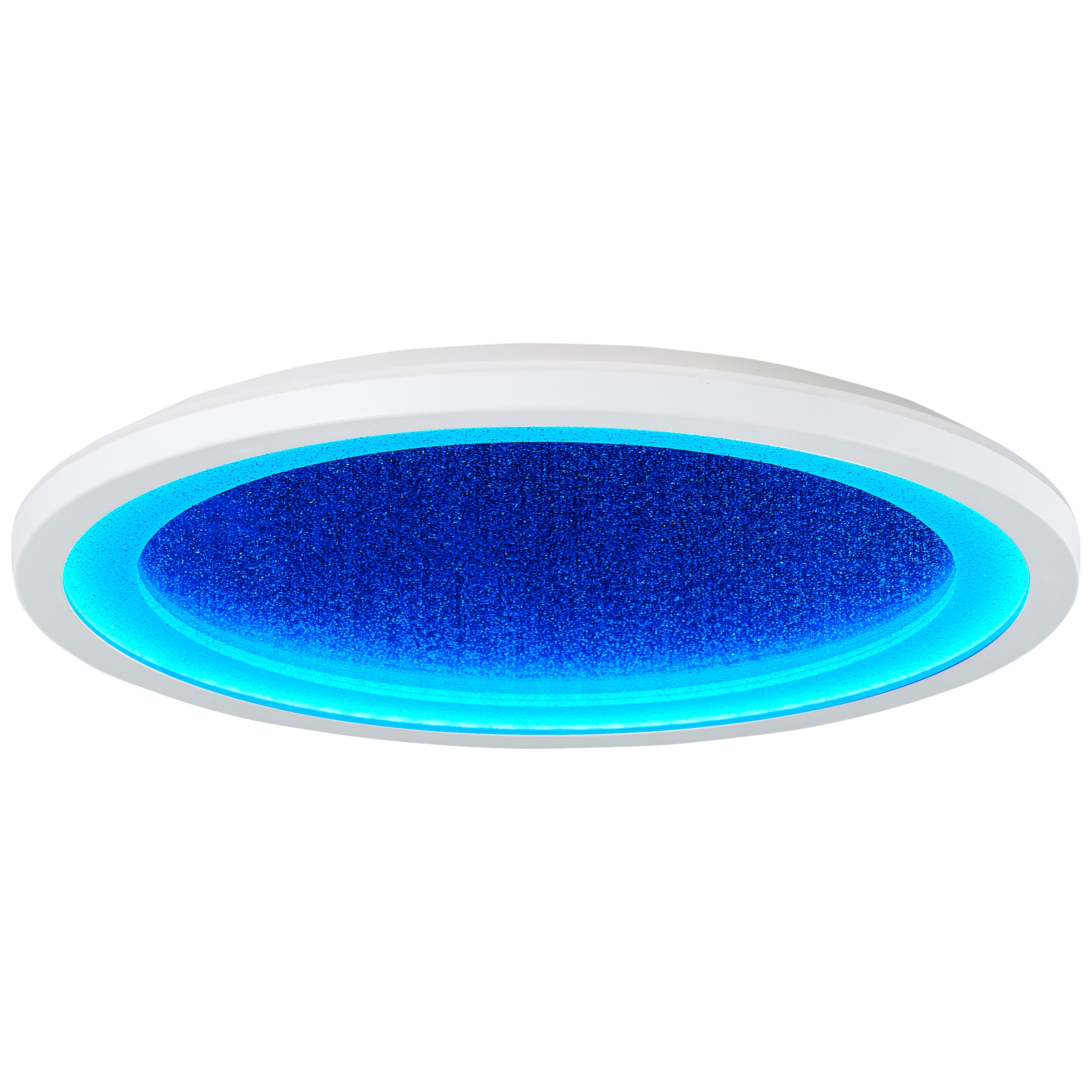 BreLight LED Deckenleuchte »Tanida« 1 Stk. RGB | warmweiß - kaltweiß LED-Deckenlampe, Glitzereffekt, RGB, dimmbar, 2200lm, 3000-6500K, weiß