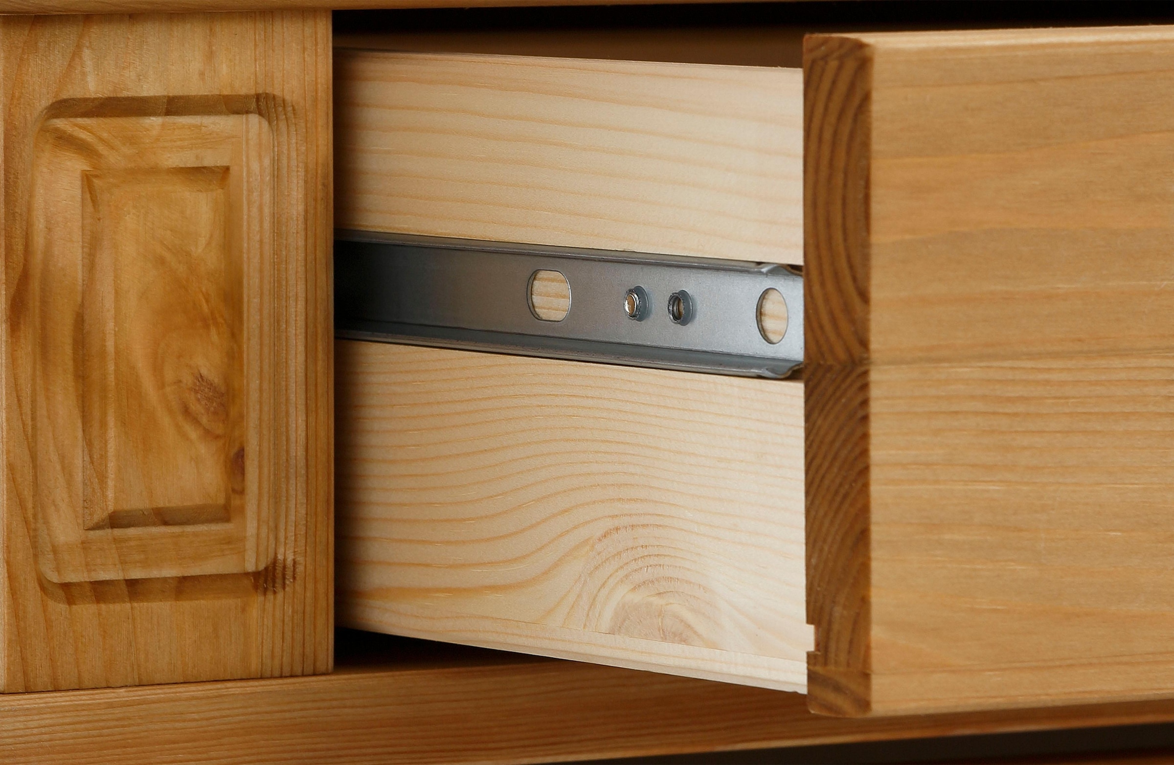 Home affaire Highboard »Vinales«, Vitrine, Breite 112 cm