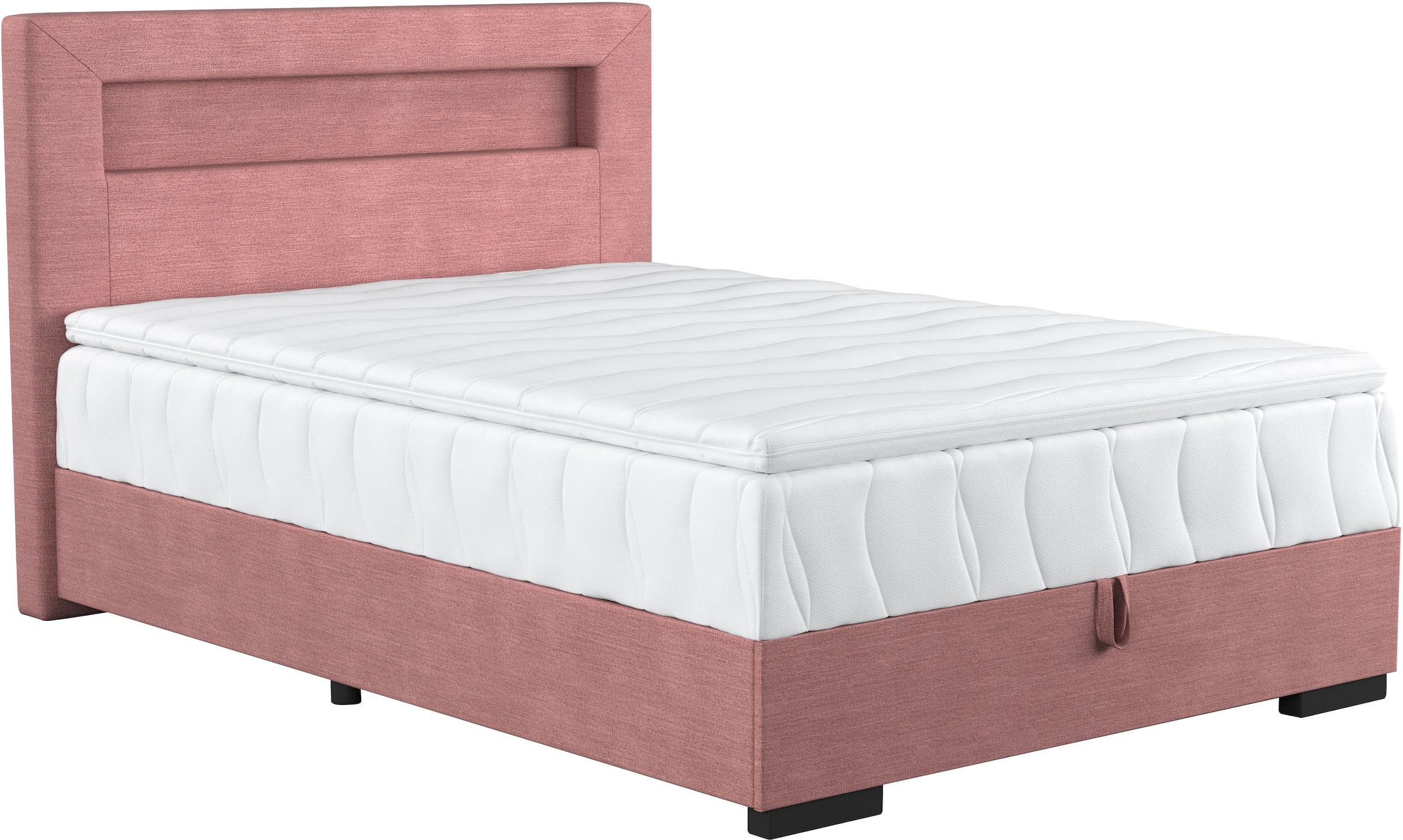 COTTA Boxbett »Kelly«, Bequemes Boxspringbett mit LED-Licht