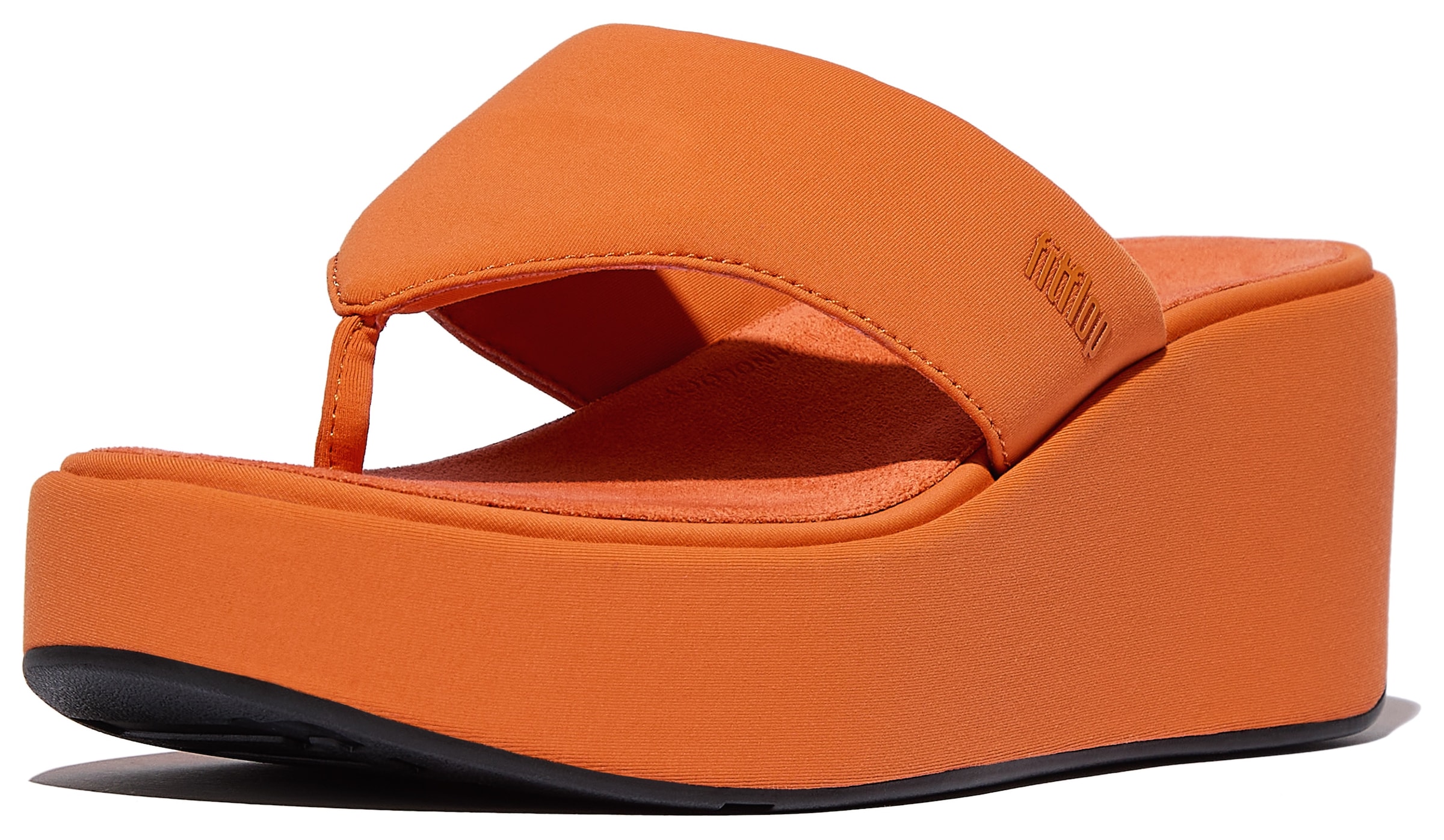 Fitflop Zehentrenner »PLATFFORMS WEDGE«, Keilsandale, Plateauschuh mit gepaddeter Bandage