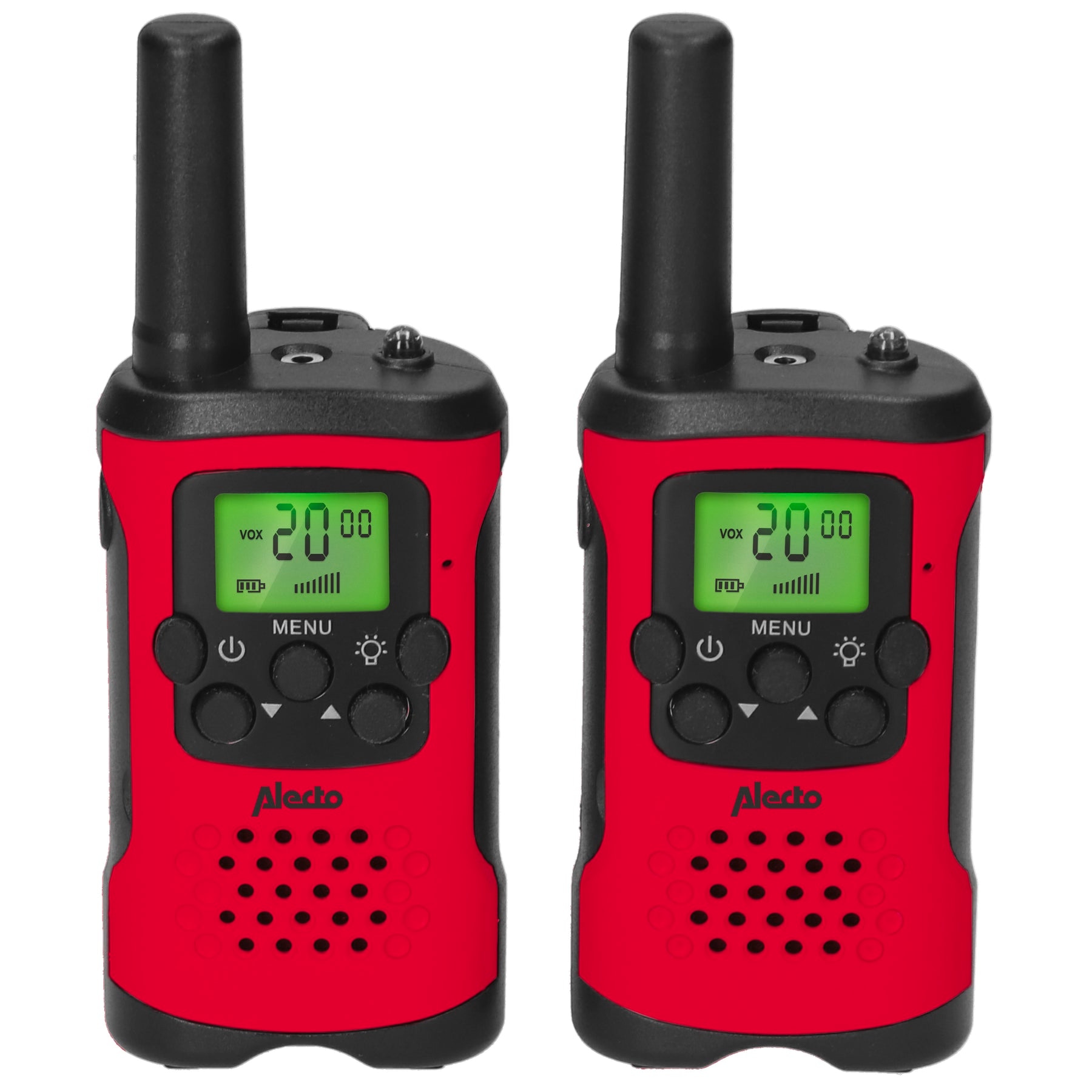 Alecto Walkie Talkie »FR-115 Walkie-Talkie-Set«, (Set, bestehend aus 2x Alecto FR115 und 2x Gürtelclip)