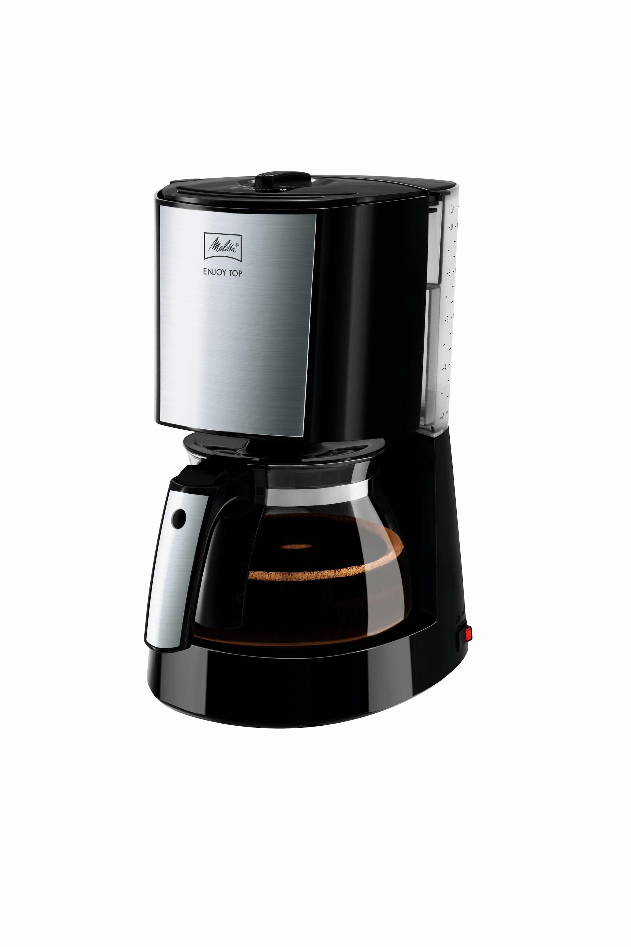 Melitta Filterkaffeemaschine »Enjoy Top 1017-04«, 1,25 l Kaffeekanne, Papierfilter, 1x4, mit Glaskanne